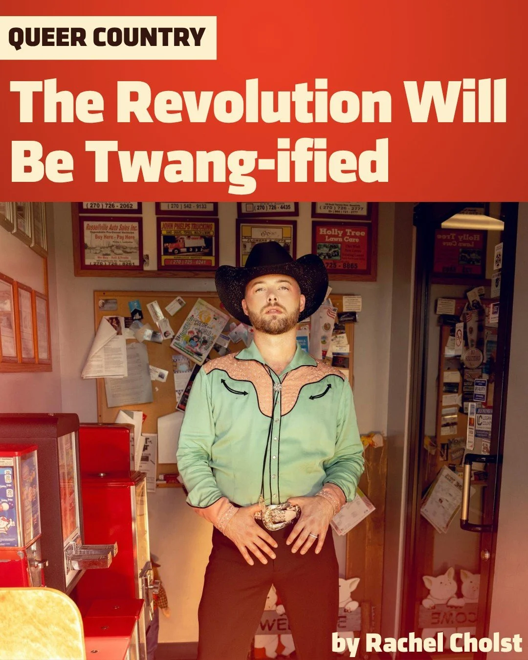 🏳️&zwj;🌈 🏳️&zwj;⚧️ QUEER COUNTRY: The Revolution Will Be Twang-ified

Read the full column at the link in our profile.