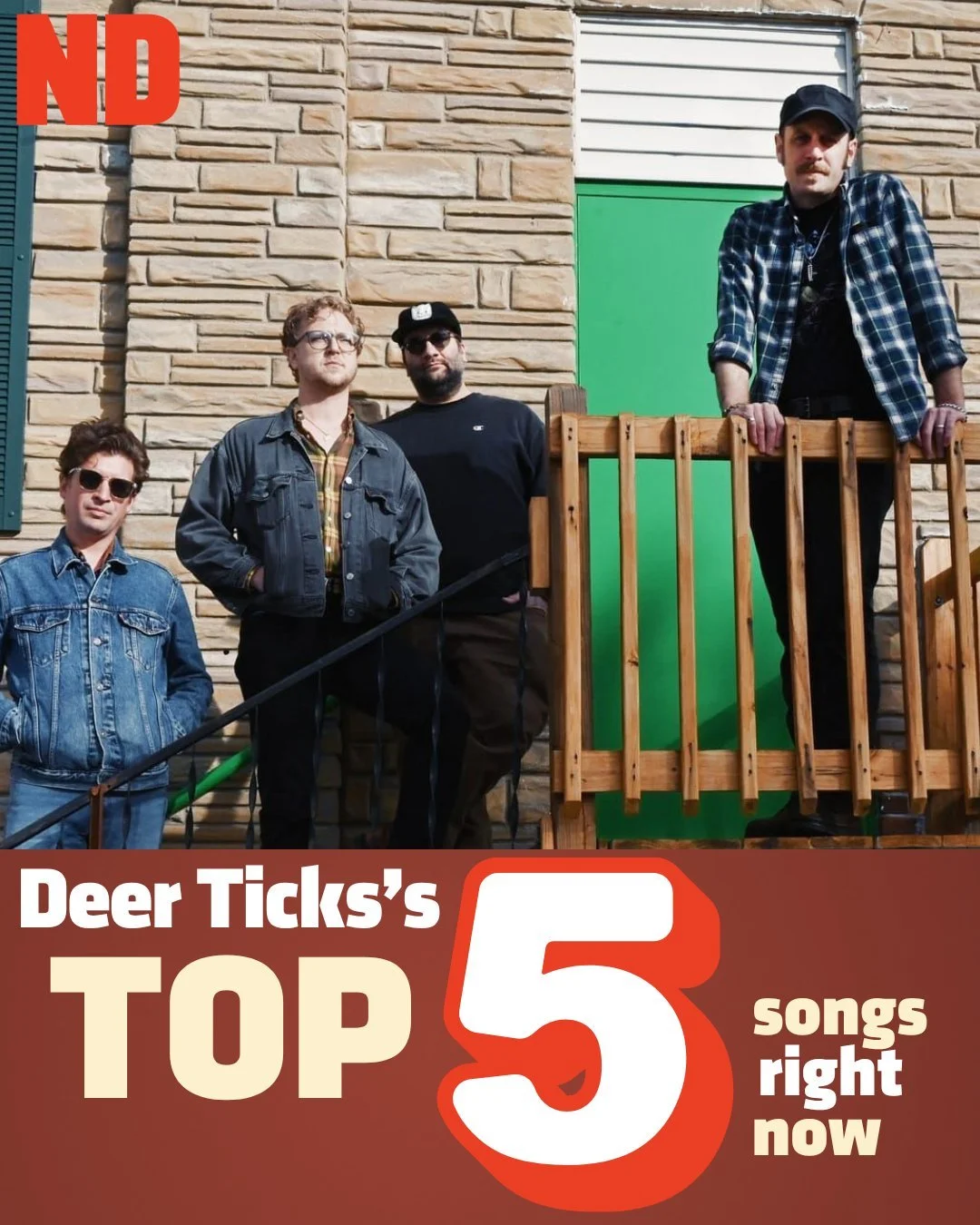 🎶5️⃣ Find out what @deertickmusic is listening to right now, at the link in our profile.