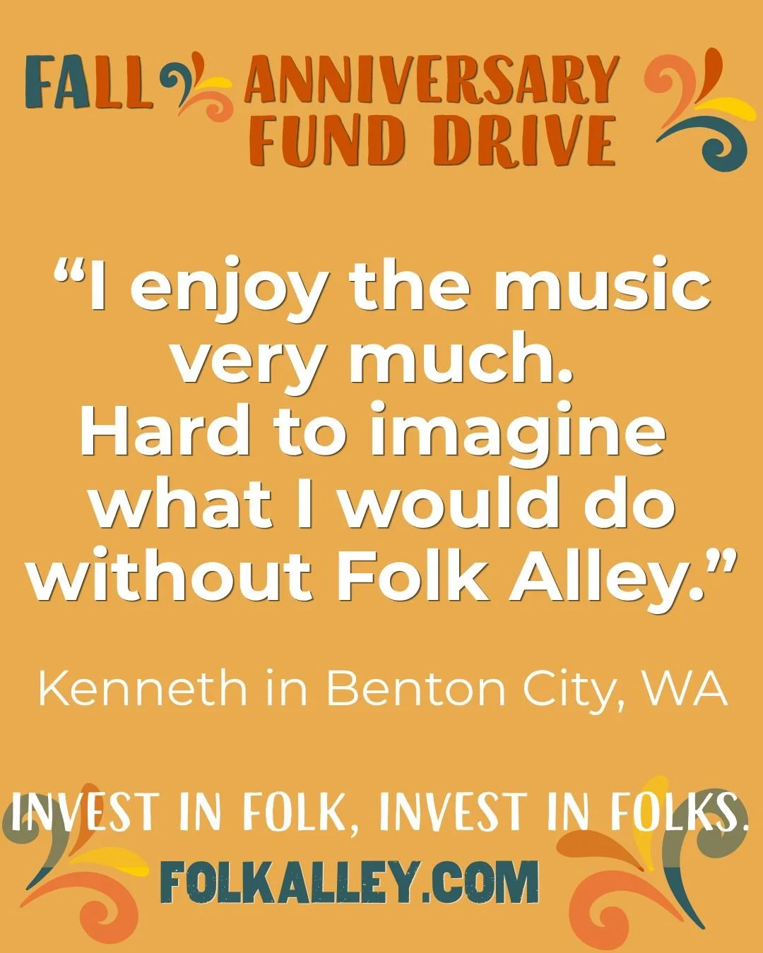 And yet we know exactly what we would do without you: bupkis! Or: other jobs. The! Horror!

Folk Alley doesn't exist without member support. Please become a member today - and if you've already donated or are a sustainer, would you share this post wi