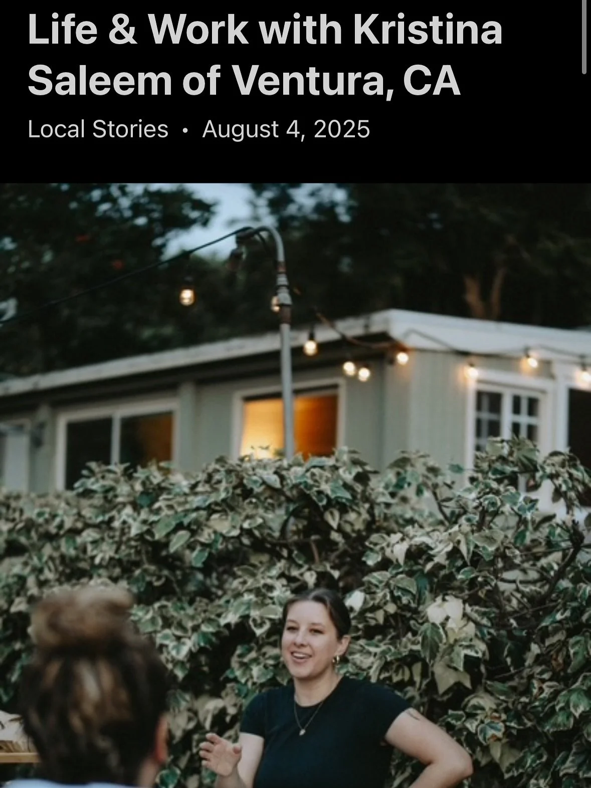 I can't believe people think I have my shit together, because in reality my life is one big &quot;Crazy Train&quot;. Thank you to @voyagelamag for featuring me (link in bio). Thank you to all my customers for always showing up, you have no idea how m