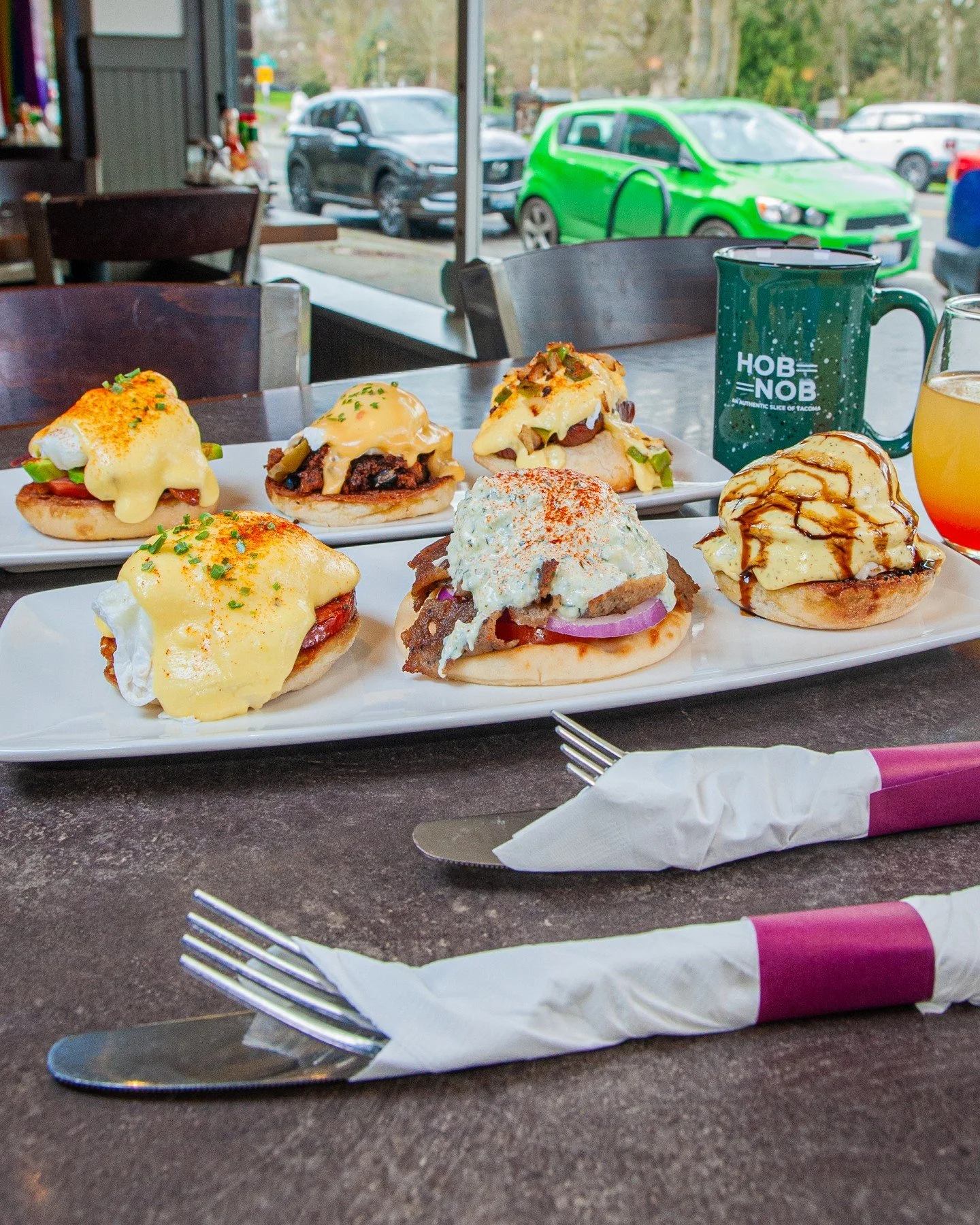 Mark you calendar!! ✔️📅⁠
⁠
National Eggs Benedict Day is April 16th and we&rsquo;re gearing up for a week-long celebration of this iconic, indulgent brunch favorite.⁠
⁠
From April 15th - April 21st, join us for Benny Week! Choose three flavors for $