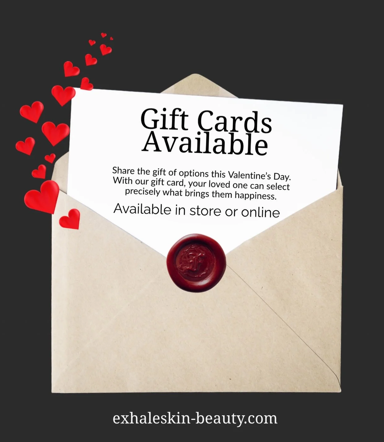 This Valentine&rsquo;s Day, skip the flowers 🌹 
Give the gift of confidence and relaxation instead.
A service or gift card is more than a present&mdash;it&rsquo;s time to feel amazing, refreshed, and truly cared for.
Because the best gifts don&rsquo