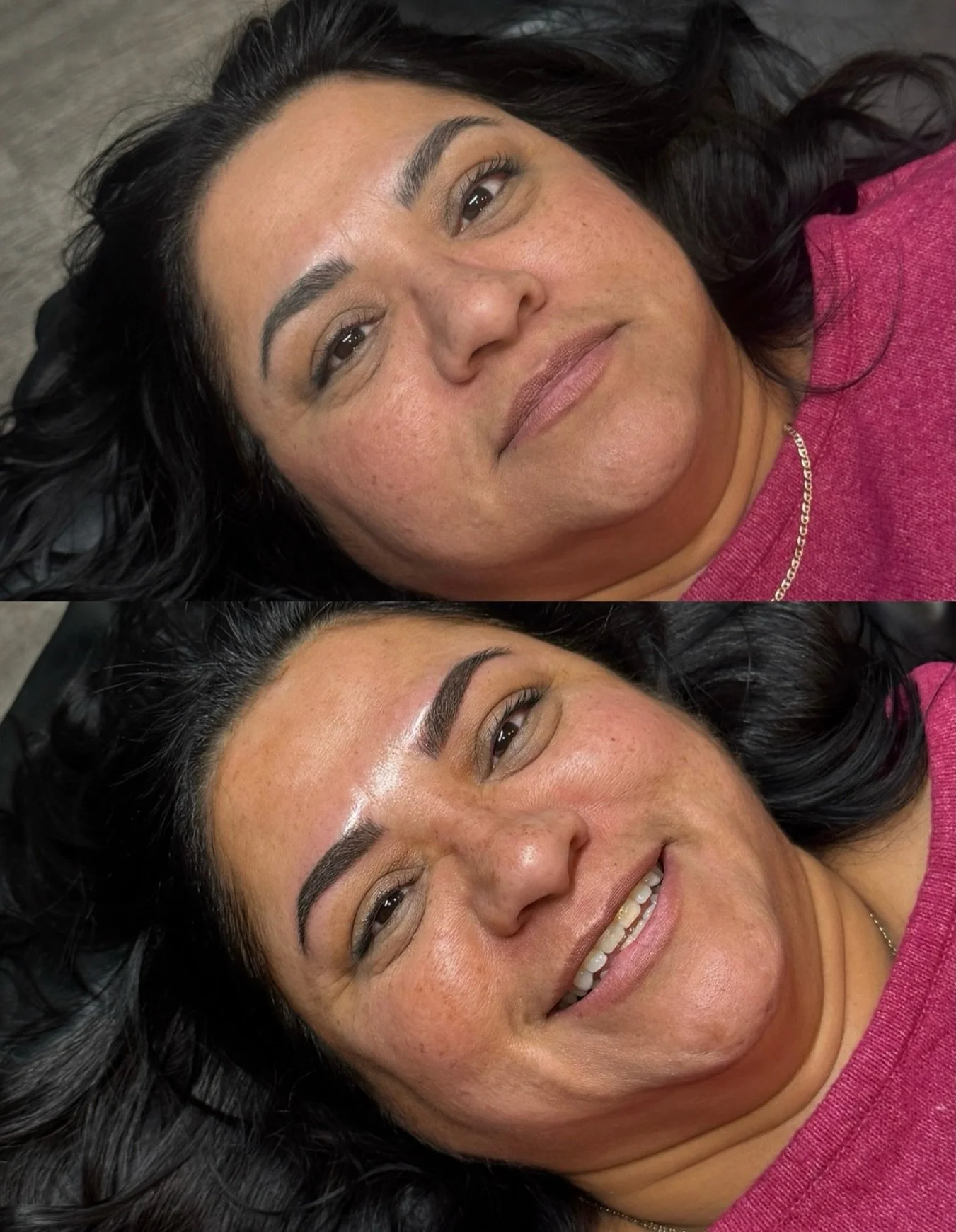 Can&rsquo;t wait to see these healed 🤍✨
Powder brows are all about that soft, effortless definition. Right after the appointment they look a little bolder and more defined &mdash; but don&rsquo;t worry, that&rsquo;s part of the process! As they heal