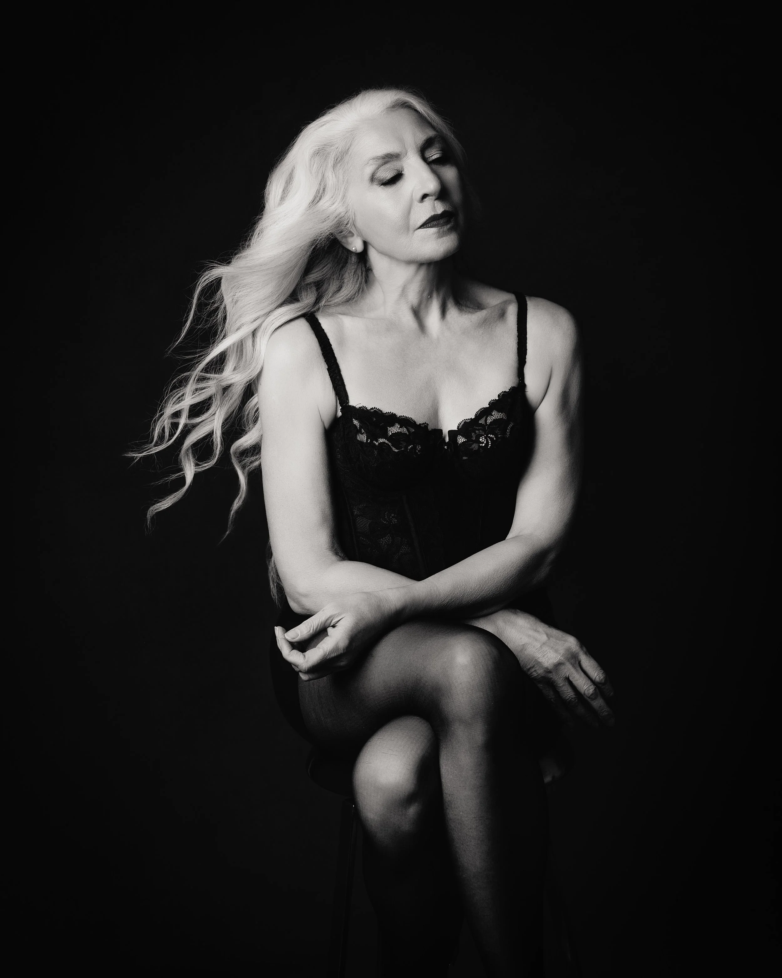 Elegant, Empowering Boudoir Photography Over 60