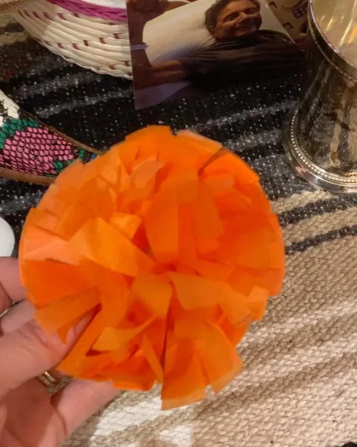 A big big gracias to Maestra Dany for setting up this beautiful altar in La Casita and sharing traditions with the group. It was a team effort for all to enjoy, but we worked on adding photos, alimentos and of course tequila. We couldn&rsquo;t quite 