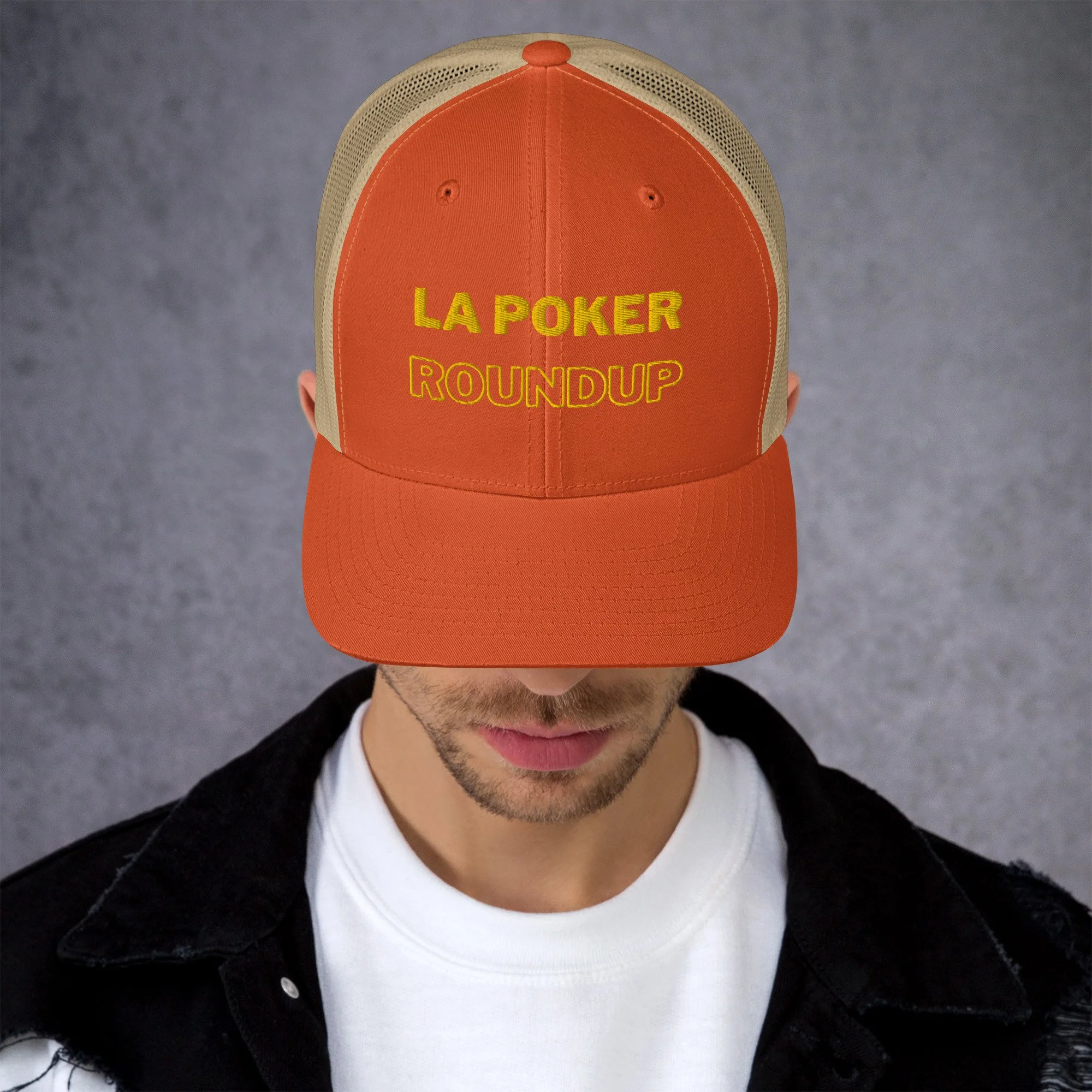retro-trucker-hat-rustic-orange-khaki-front-6667e3f38d4a3.jpg