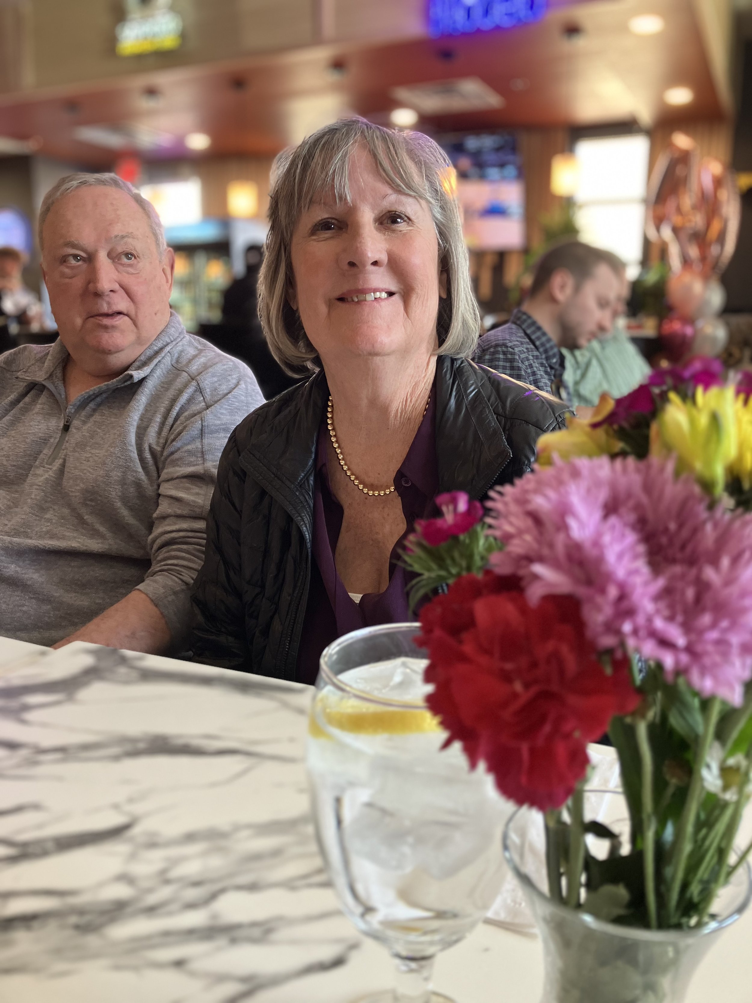 Jeri Farris: "I love seeing the expressions of kids as they learn and play at Kinderbridge, and their excitement about being able to take a book ( and a snack) home!"