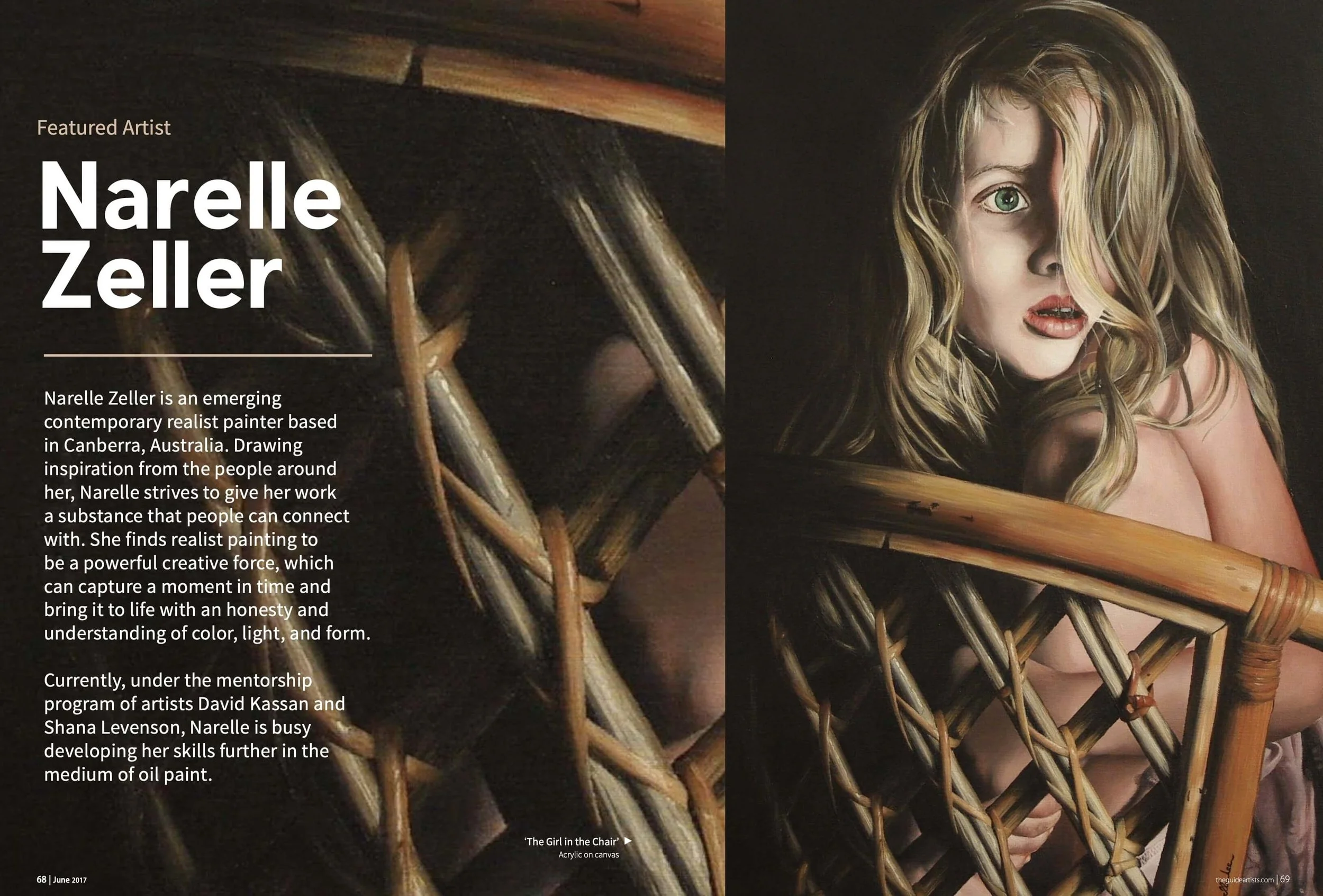  NARELLE ZELLER . THE GUIDE ARTISTS MAGAZINE ISSUE 4 