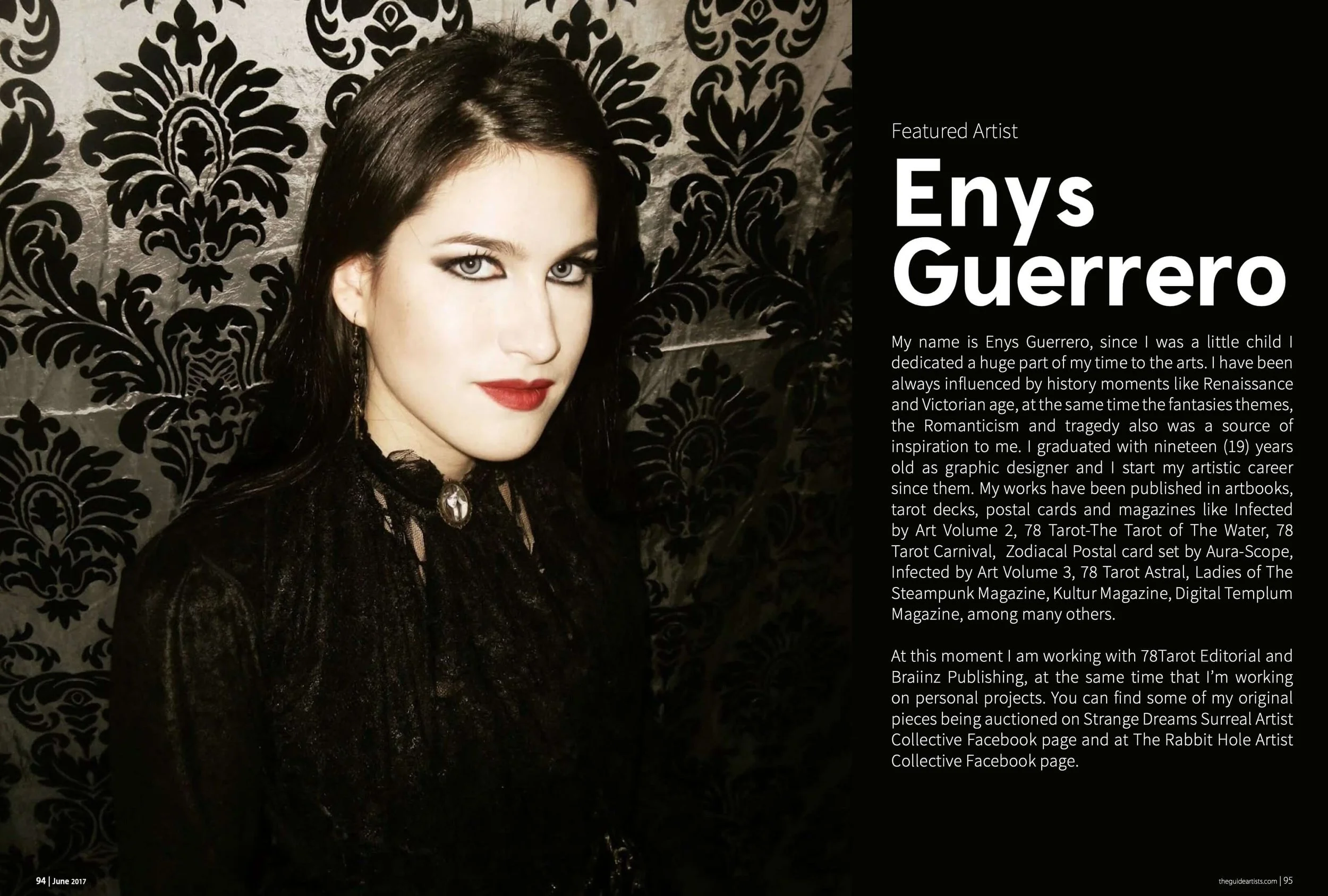 ENYS GUERRERO . THE GUIDE ARTISTS MAGAZINE ISSUE 4 