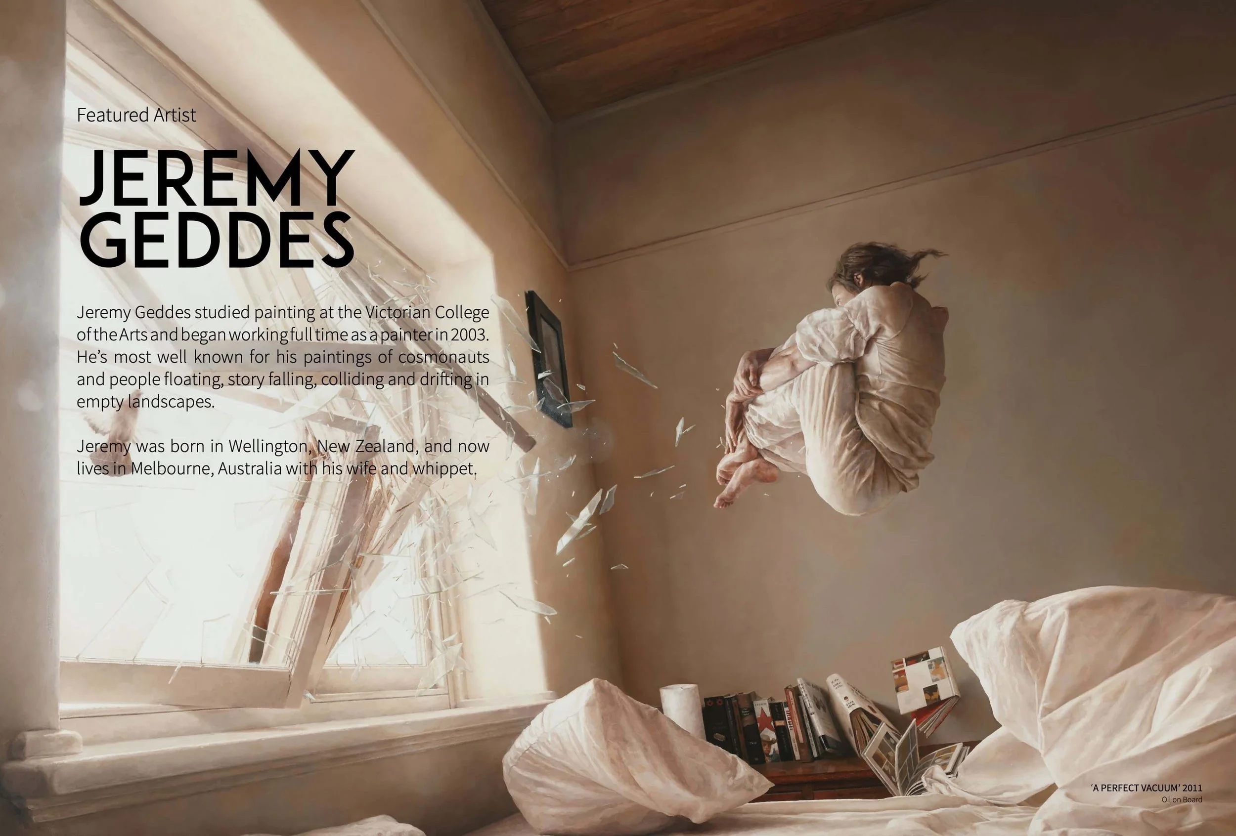 JEREMY GEDDES . THE GUIDE ARTISTS MAGAZINE ISSUE 5