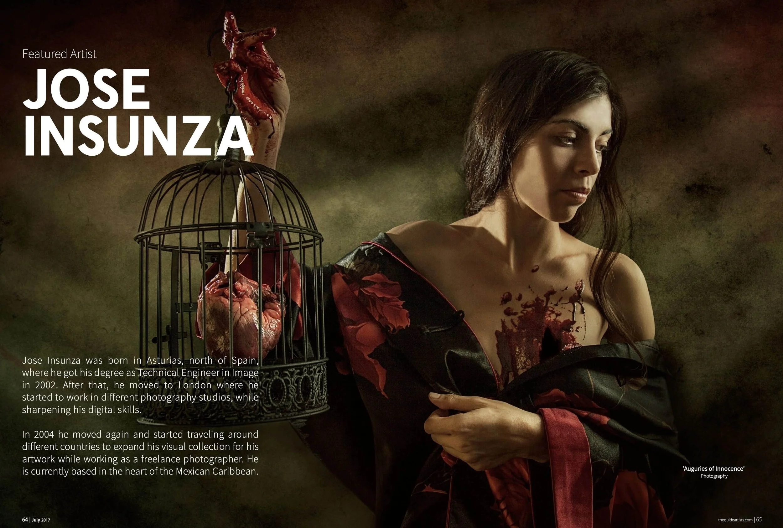 JOSE INSUNZA . THE GUIDE ARTISTS MAGAZINE ISSUE 5