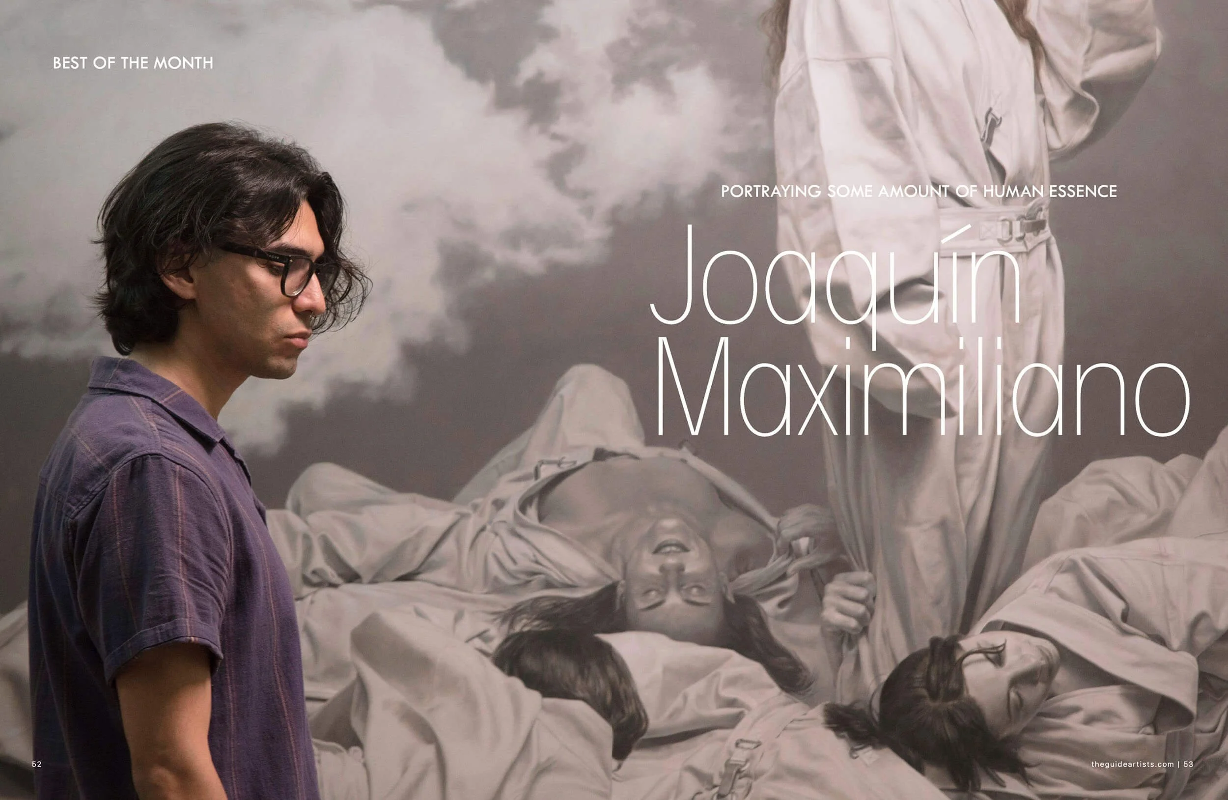 Joaquín Maximiliano Portraying some amount of human essence