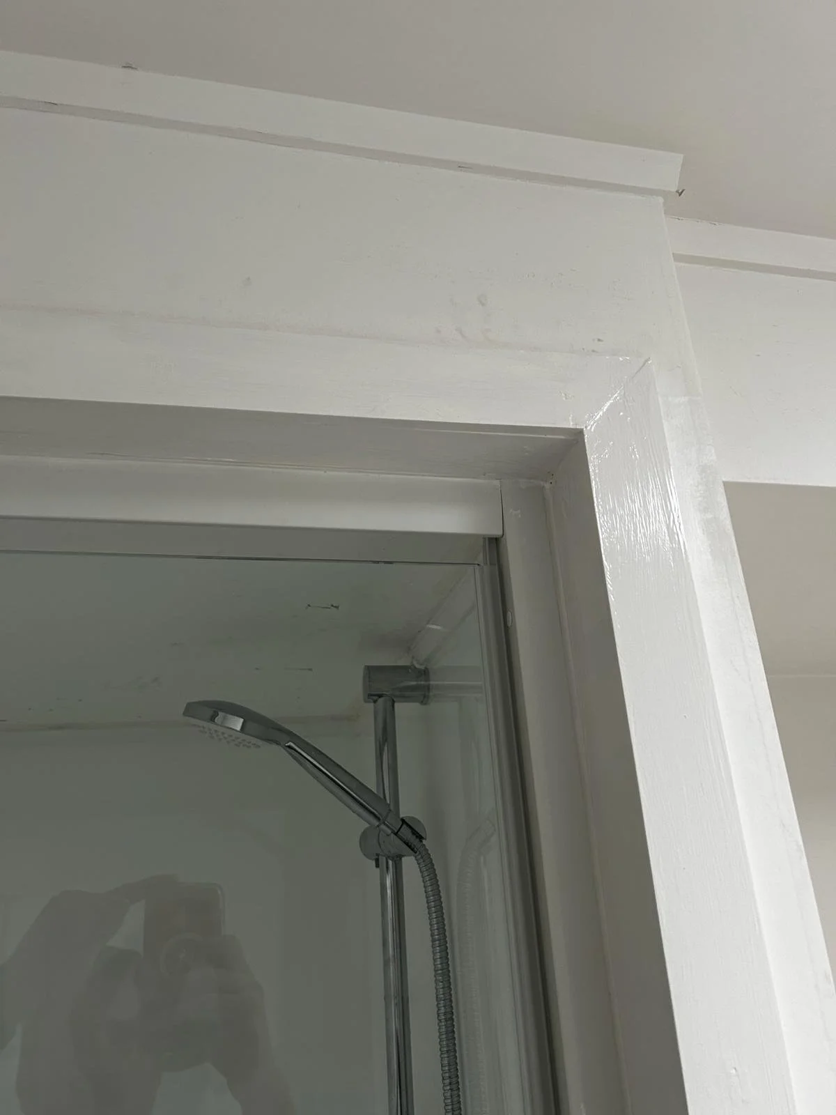 Timber shower framing repairs and paint