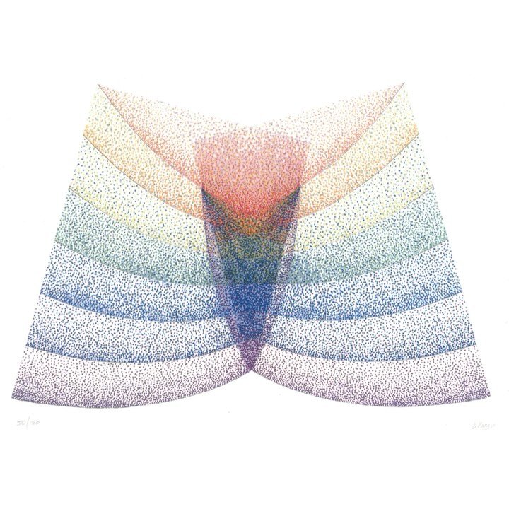 Julio Le Parc, collection « Naked », 2017.
Impression pigmentaire numérotée et signée, tirée à 120 exemplaires.
Disponible sur notre site !
Né en Argentine en 1928, Julio Le Parc vit et travaill