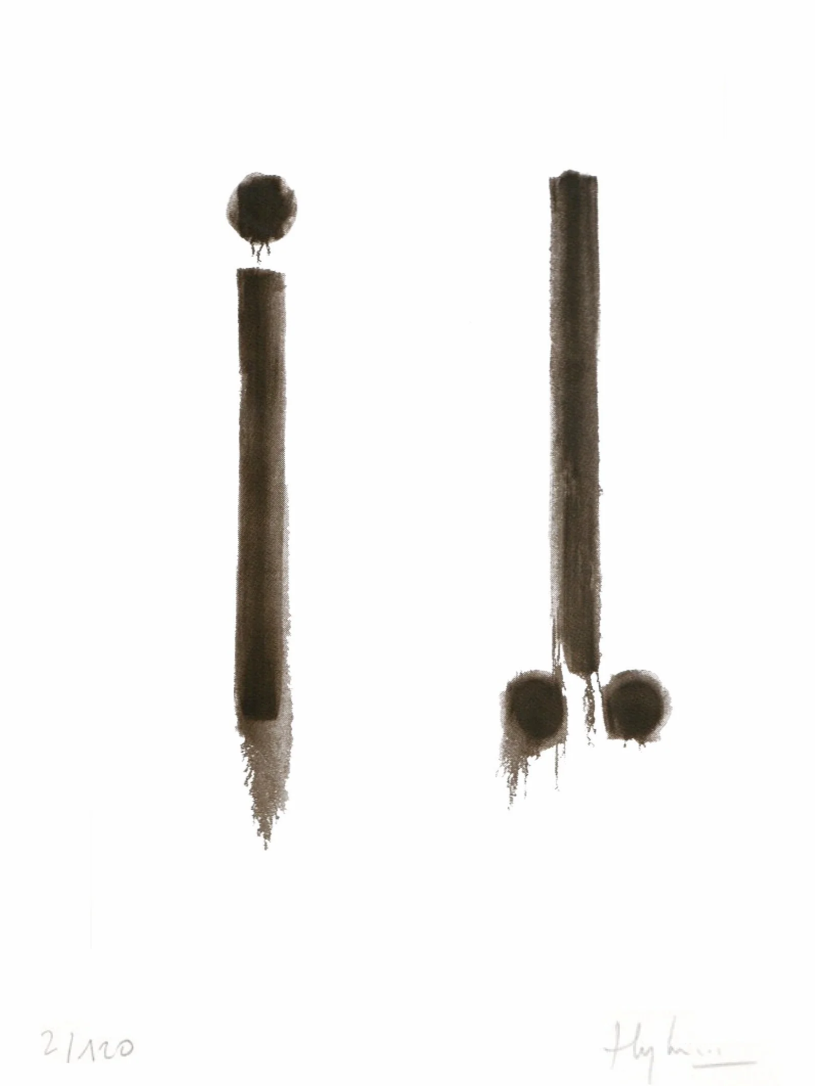 ❗️Nouvelle estampe ❗️

𝘔𝘢𝘴𝘤𝘶𝘭𝘪𝘯 / 𝘍&eacute;𝘮𝘪𝘯𝘪𝘯 de Fabrice Hyber, collection Naked avril 2026.

S&eacute;rigraphie num&eacute;rot&eacute;e et sign&eacute;e de 1 &agrave; 120.
Papier : Arches 88 300g blanc 
Format : 270x380 mm (portrait