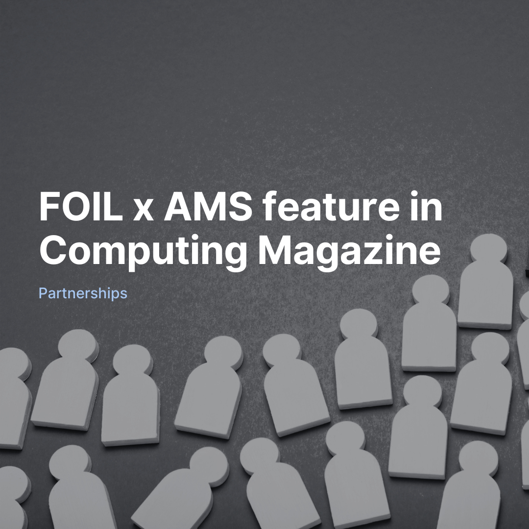 FOIL and AMS: Featured in Technology Magazine