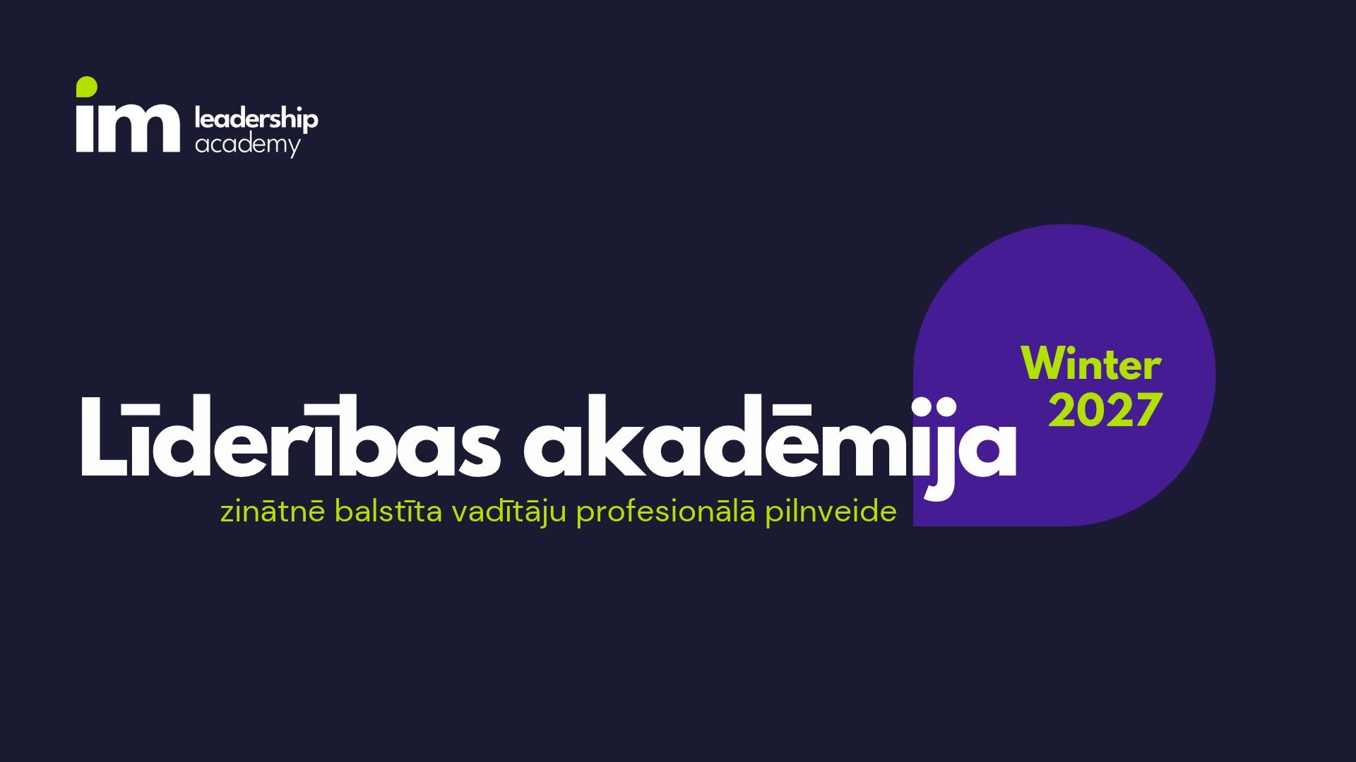 Digital graphic promoting the 'Leader Summer School' starting June 19th, 2026, organized by Impulsum, with website and contact email displayed.