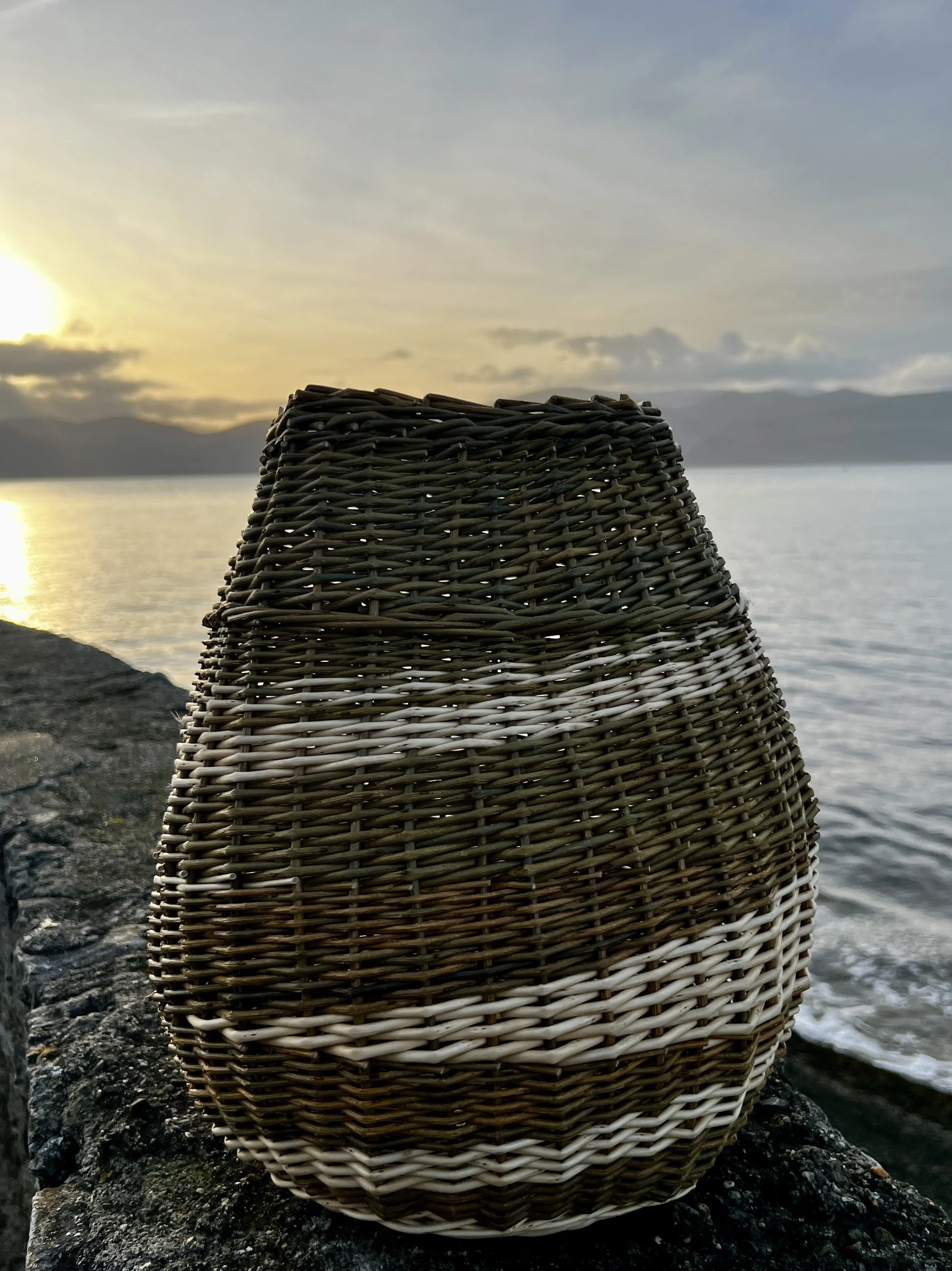 Organic form willow basket 3