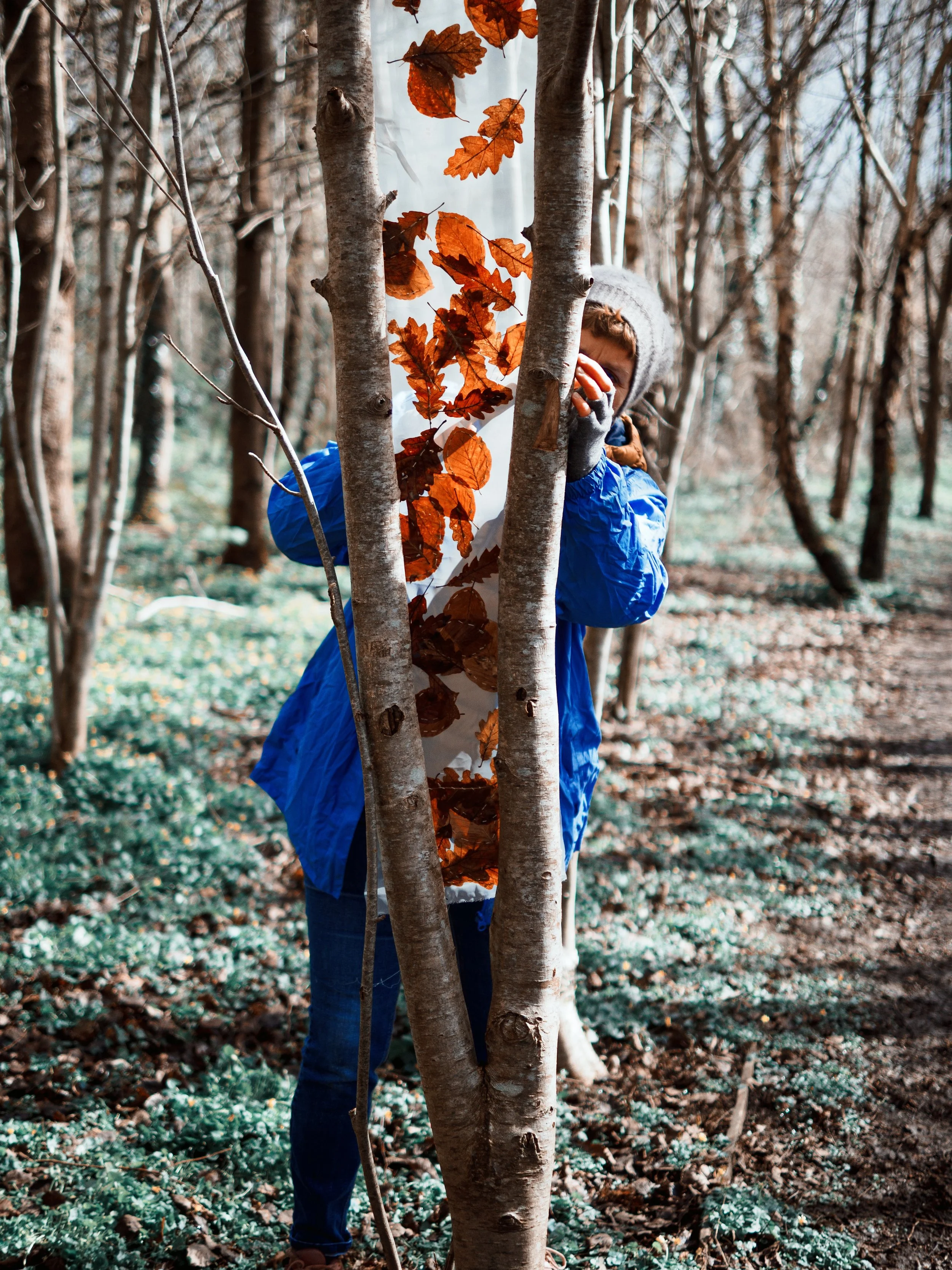 ‘Leaves Matter’ Aberlleiniog Sculpture Trail installation.