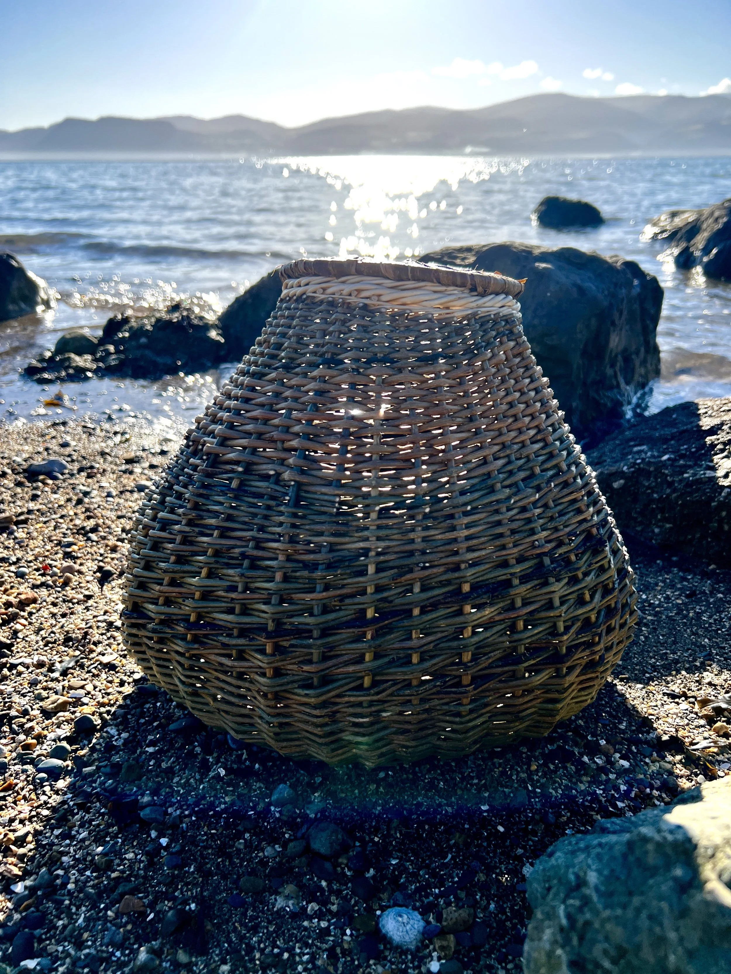 Organic form willow basket 2