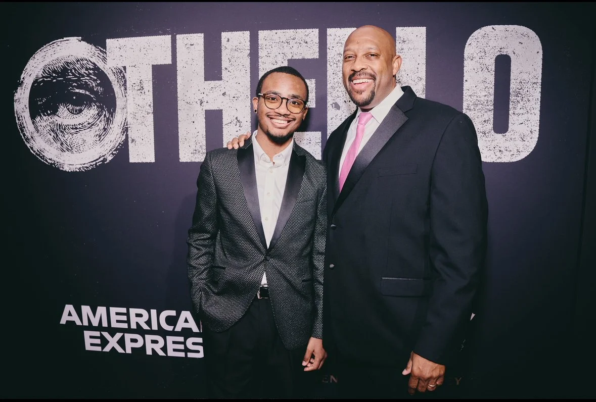 Charles Jackson Jr. and Rashad Moore at Othello (Broadway) opening night Red Carpet.