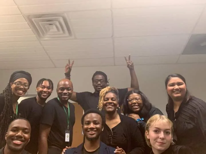 Playwright Charles Jackson Jr. and the cast of the Elusive staged reading in Spark Fest at Amphibian Stage Productions.
