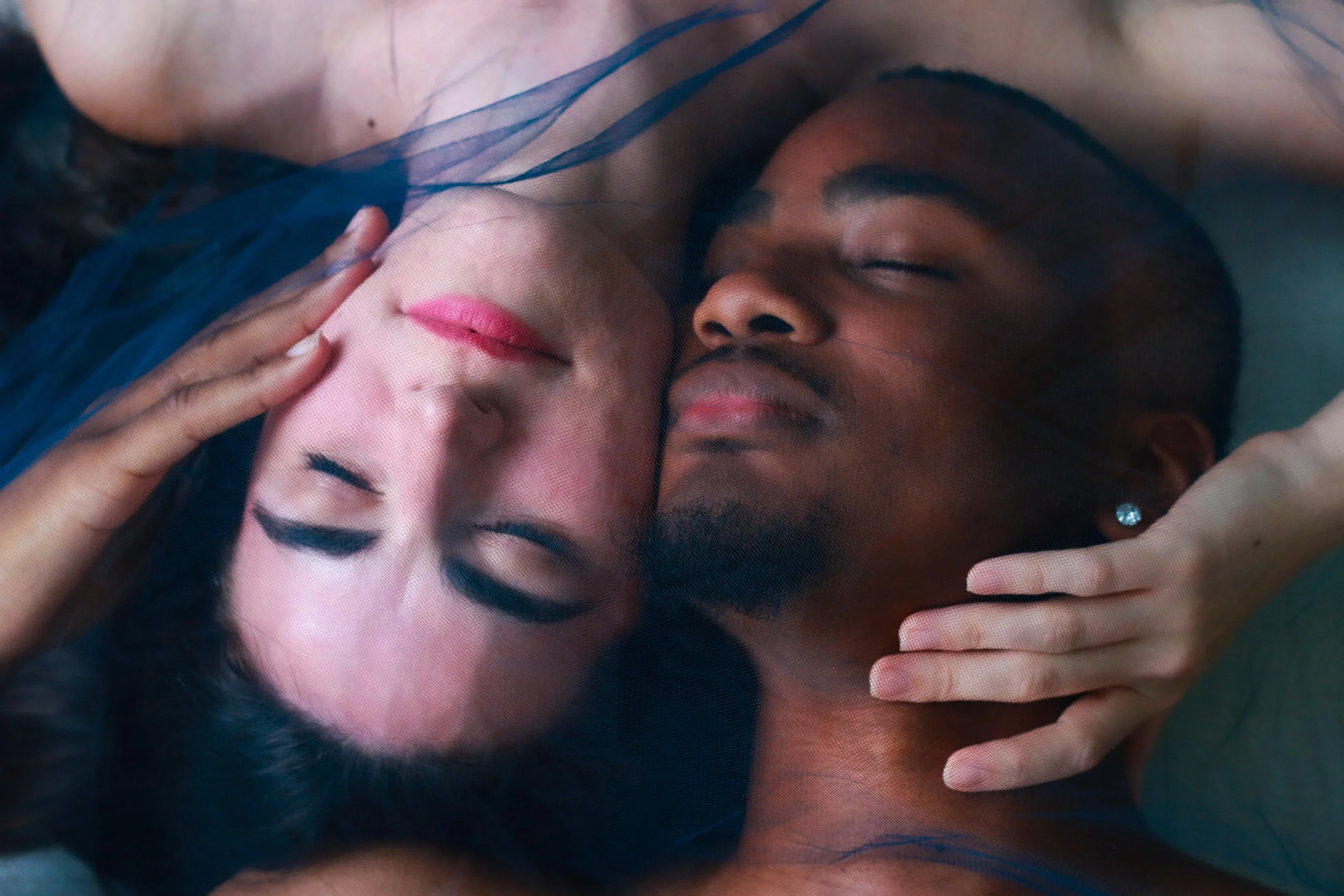 Kelly Stewart and Charles Jackson Jr Constellations promo shoot. 