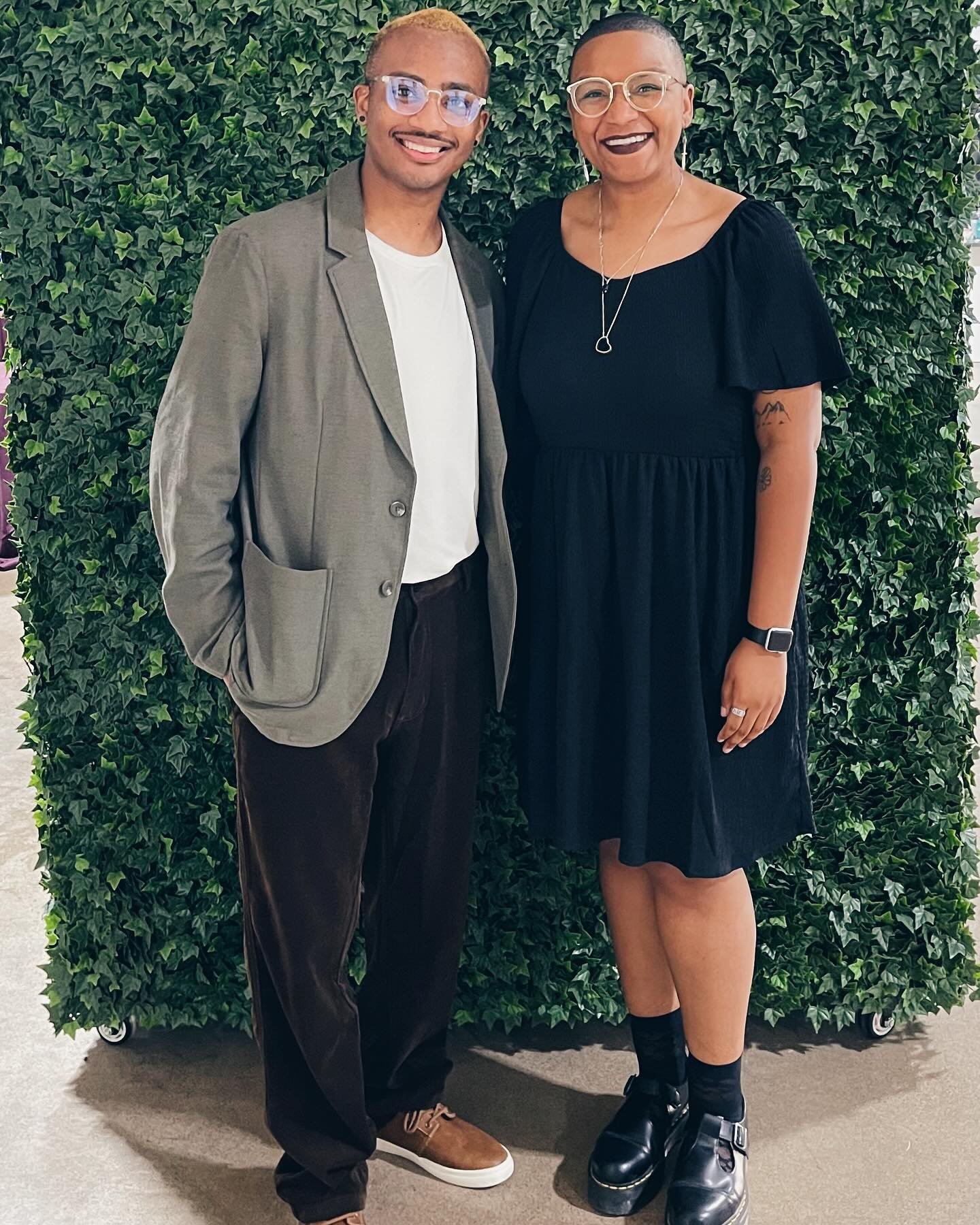 Producer Charles Jackson Jr. and Playwright Erin Malone Turner at the 2024 Irma P. Hall Awards.