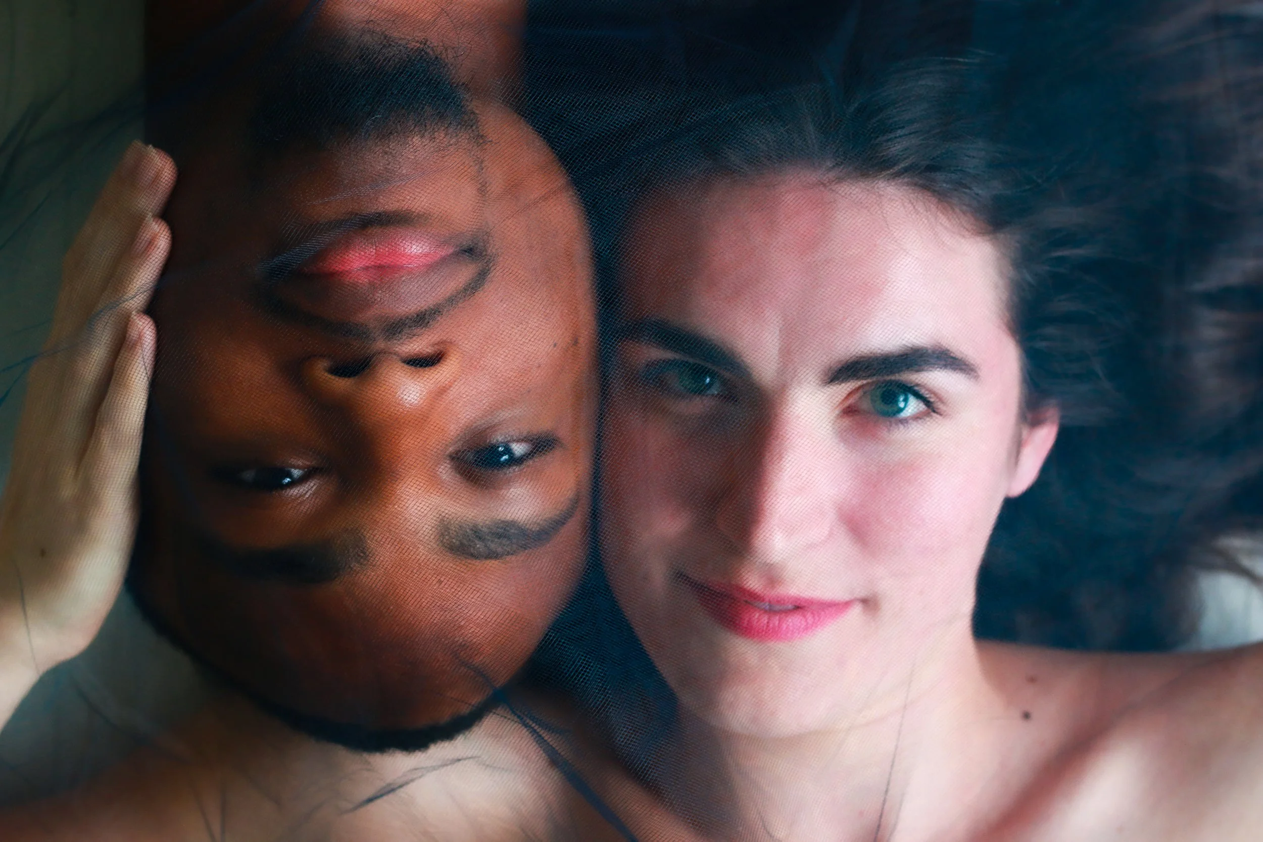 Kelly Stewart and Charles Jackson Jr Constellations promo shoot. 