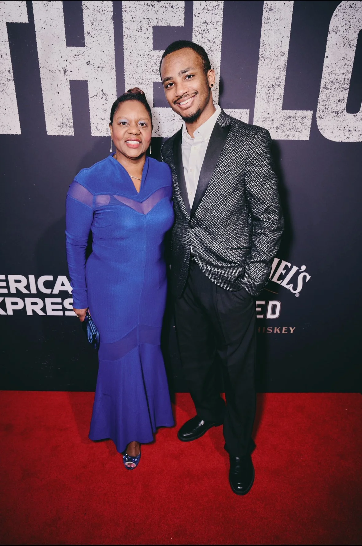 Charles Jackson Jr and Cherine Anderson at the opening night Red Carpet of Othello on Broadway.