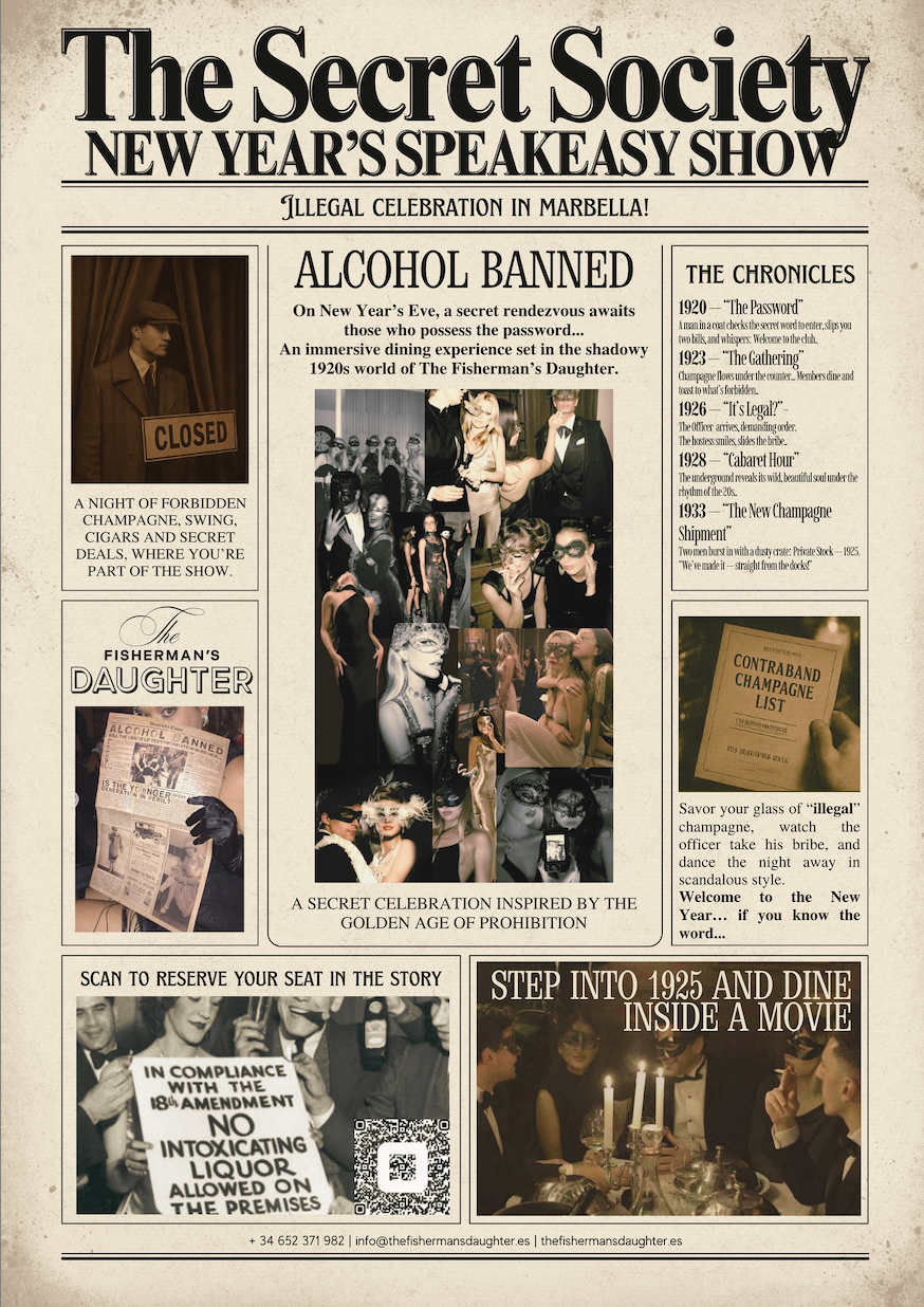 🎩 THE SECRET SOCIETY: NEW YEAR’S SPEAKEASY SHOW