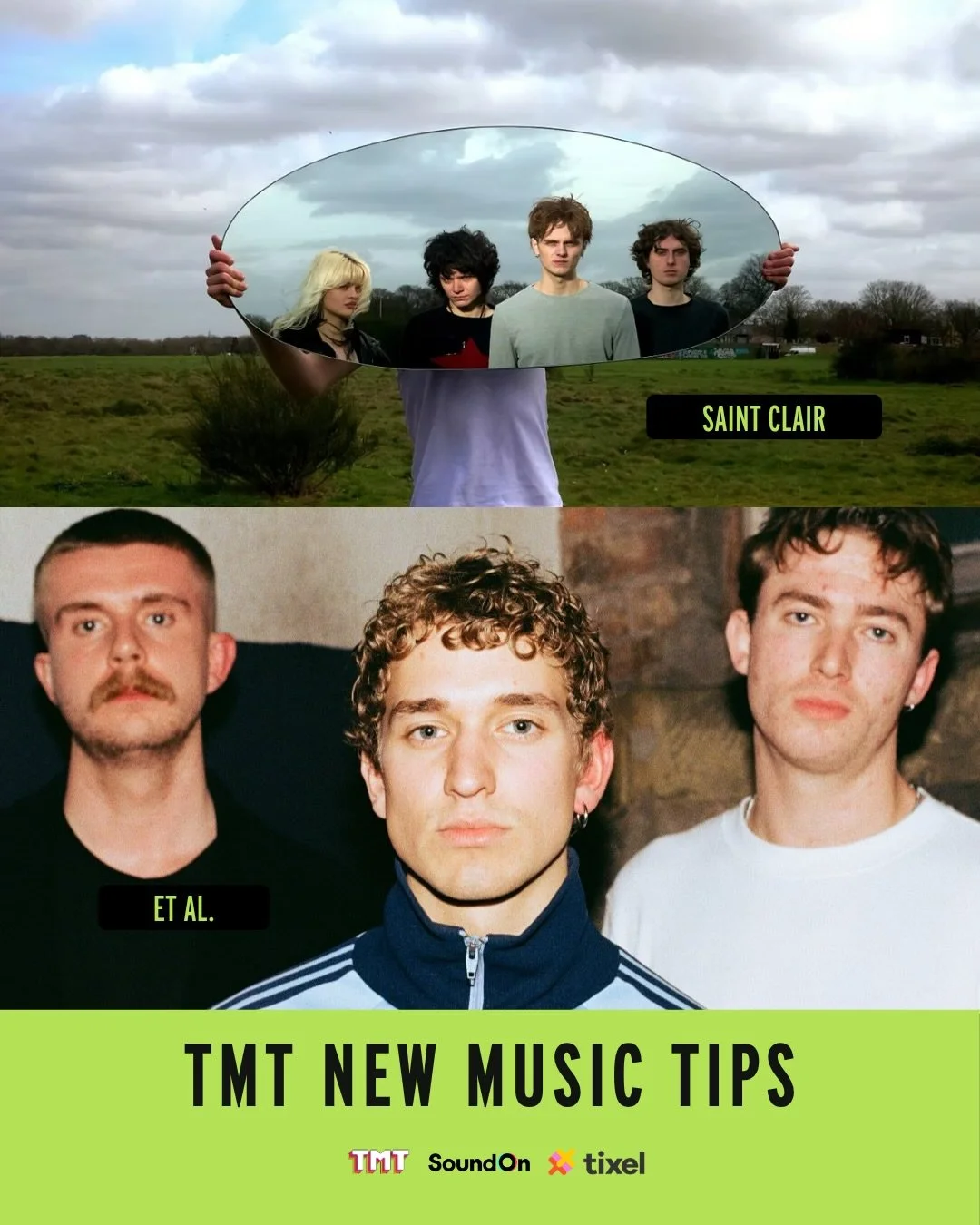 This week&rsquo;s New Music Tips from @marksutherland and @walsh8009 are @saintclairband and @etalband_ 💚

#indie