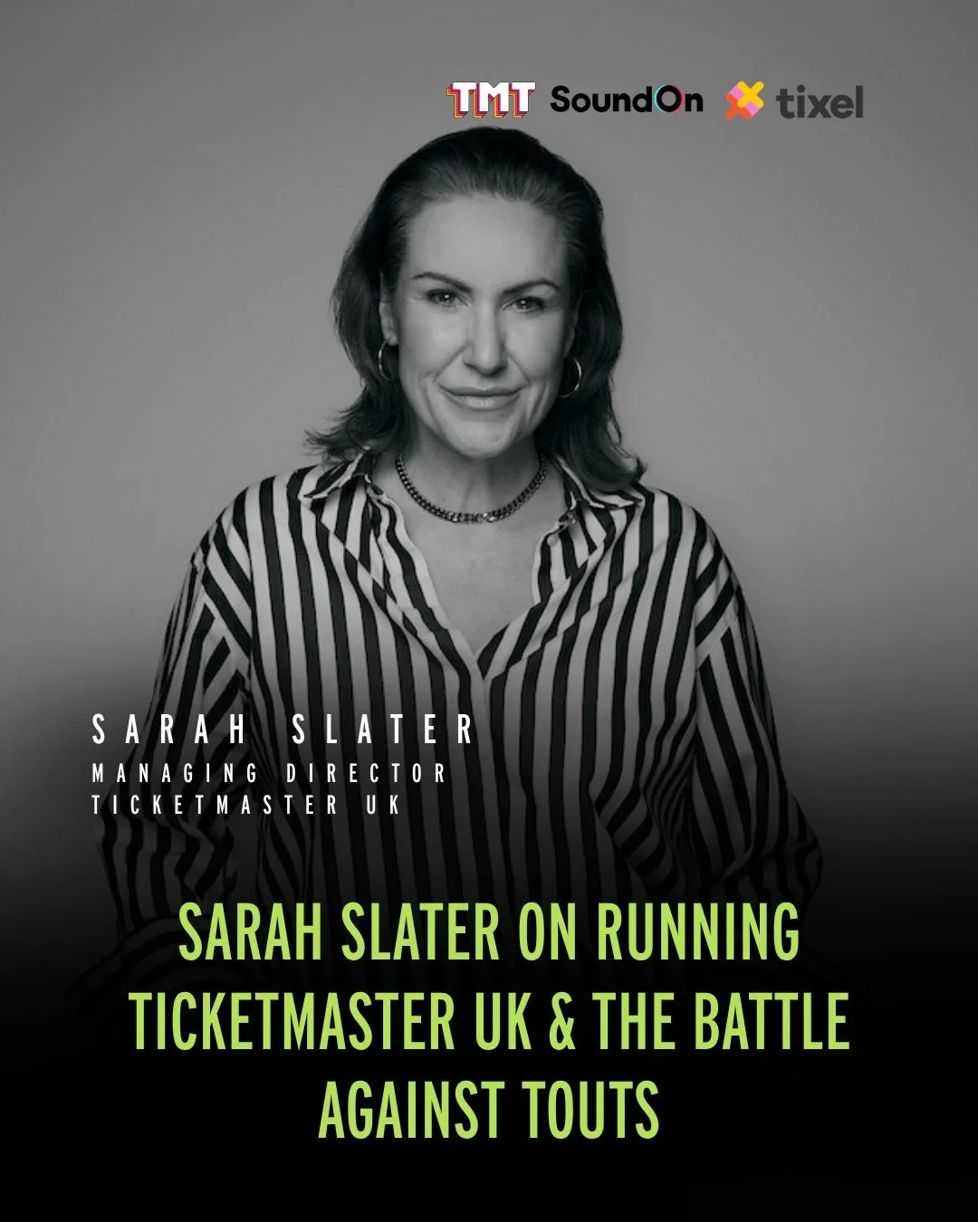This week&rsquo;s TMT guest knows all about the key ingredients for a successful live show. 

As managing director of @ticketmasteruk, @slatz81 is one of the key figures in the UK&rsquo;s burgeoning live business &ndash; and she talks frankly about m