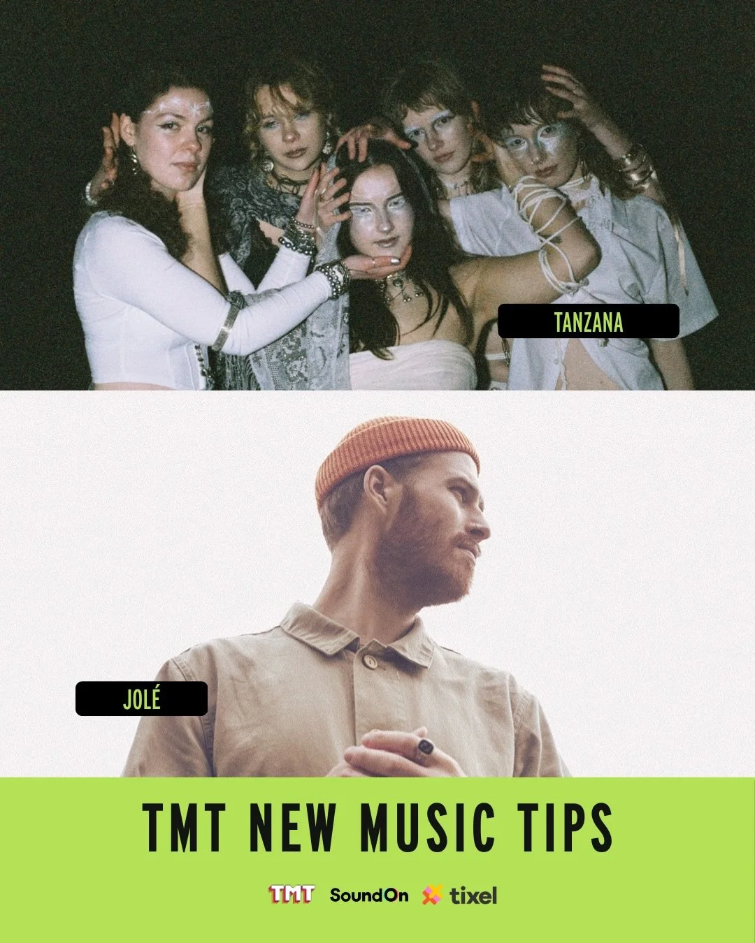 This week&rsquo;s New Music Tips from @marksutherland and @walsh8009 are @tanzana.band and @jolemusic 💚

Enjoy!

#indie
