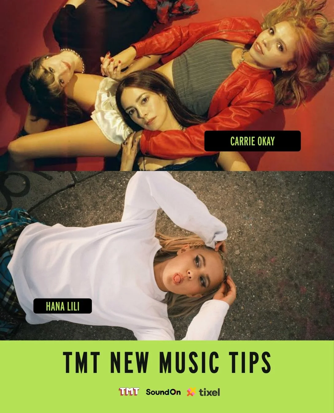This week&rsquo;s New Music Tips from @marksutherland and @walsh8009 are @carrieokaymusic and @hanalili 💚

Enjoy!

#indie