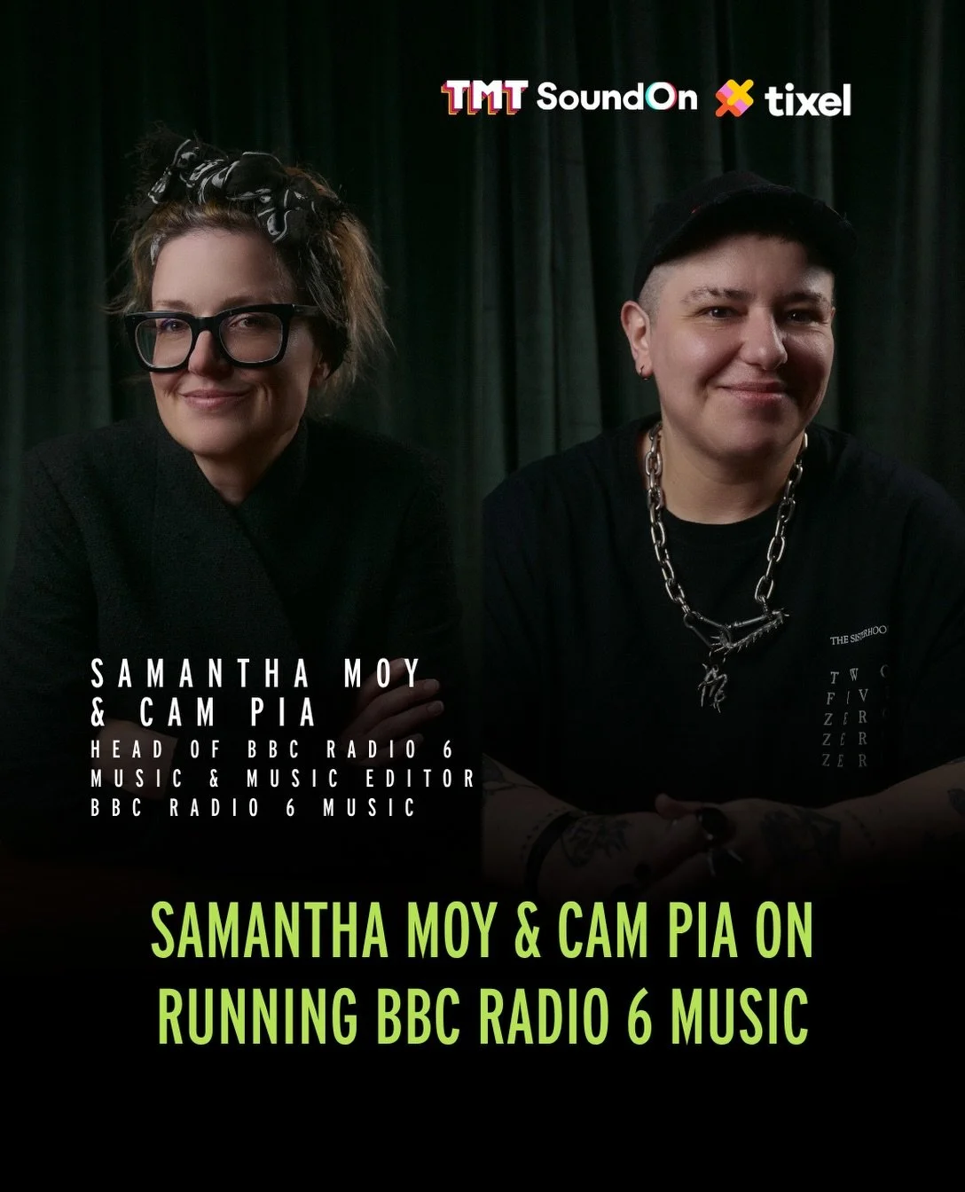 This week&rsquo;s podcast guests are the dynamic duo at the heart of one of the music industry&rsquo;s favourite radio stations, @bbc6music. 

Station head @moyli and music editor @camizzzzle have revamped the network in recent years, but kept its un
