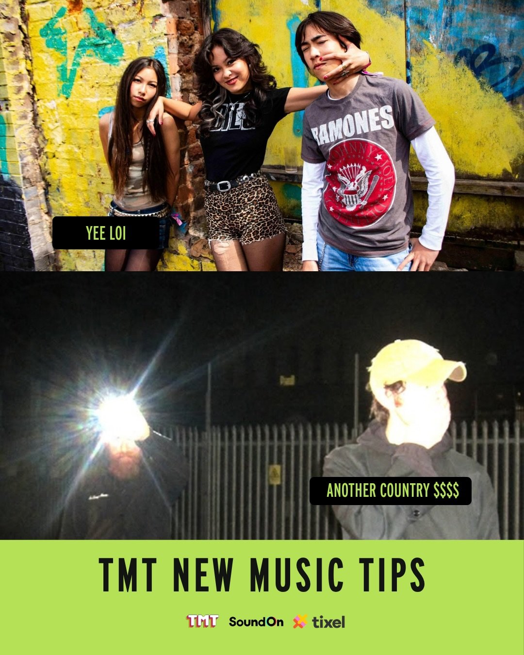 This week&rsquo;s New Music Tips from @marksutherland and @walsh8009 are @theyeeloi and @_another_country_ 💚

Enjoy!

#indie