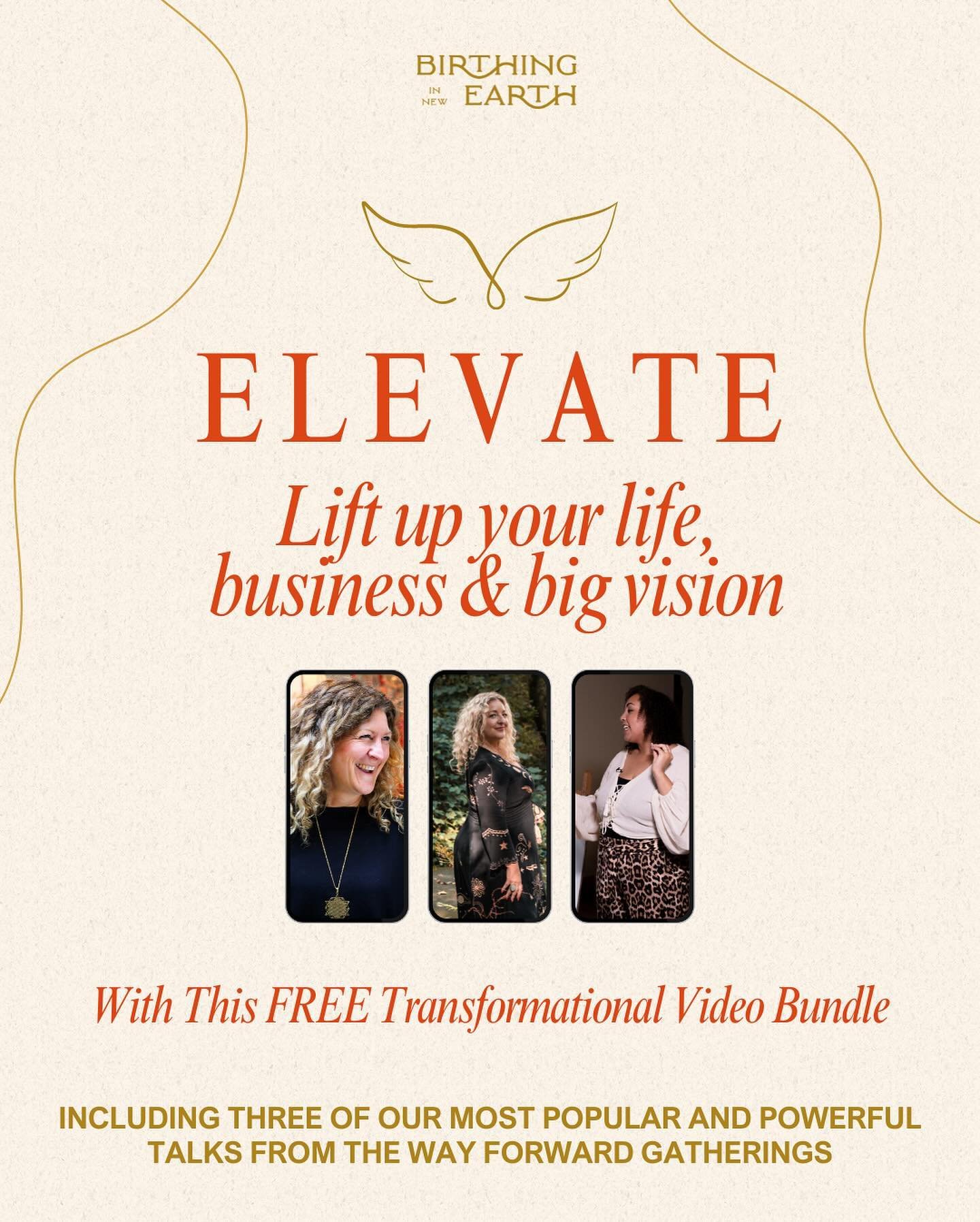 Elevate your life, business and vision...

... with this FREE Transformational Video Bundle.

We&rsquo;re at a pivotal moment on our planet, and many of us feel a deep calling to step into our purpose and express ourselves at new levels.

Are you rea