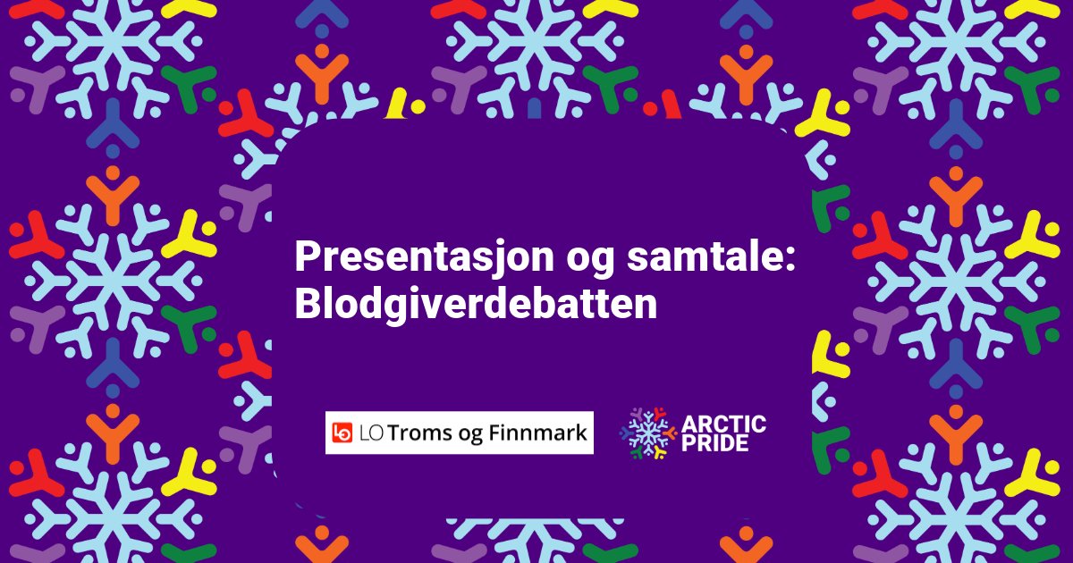 Presentasjon og samtale: Blodgiverdebatten