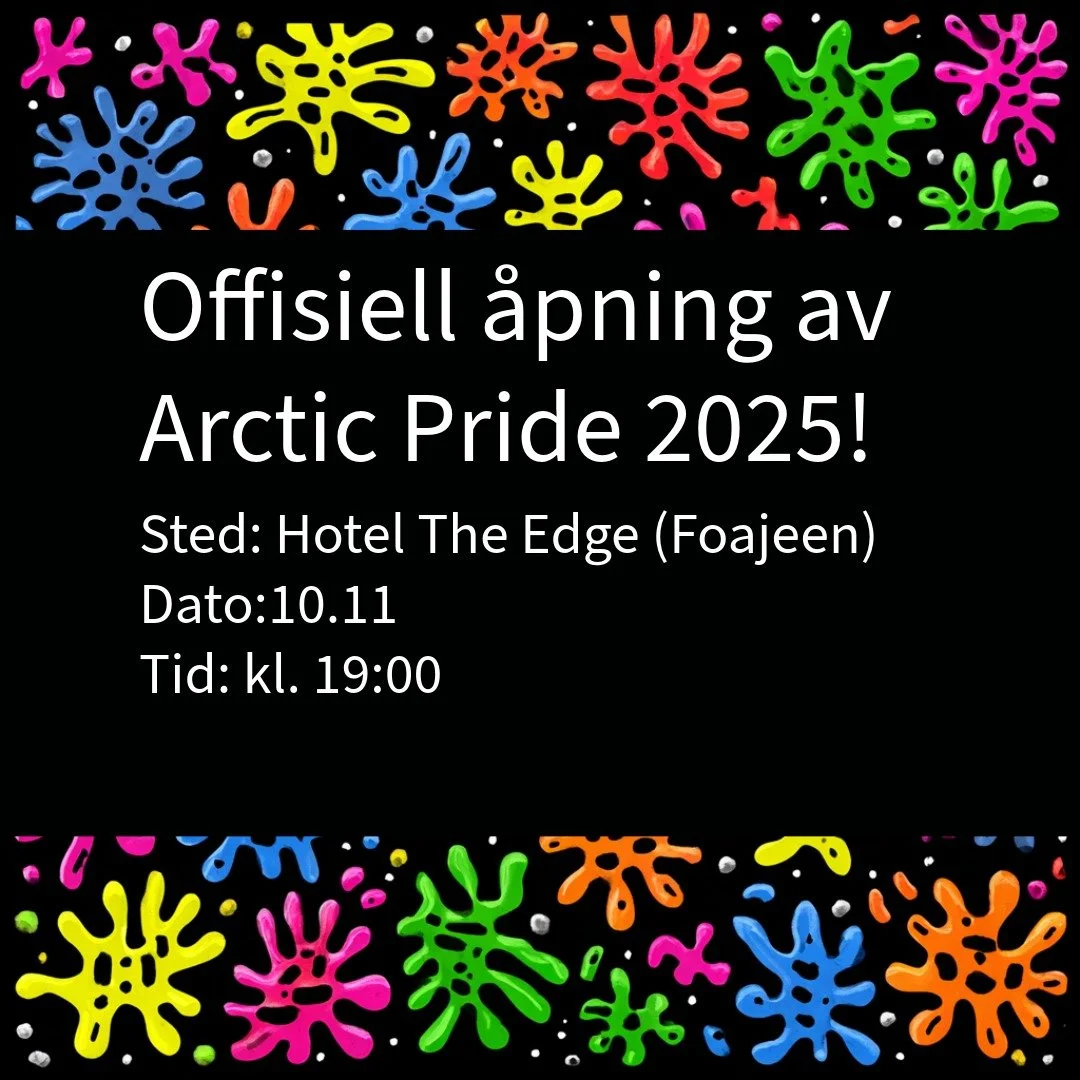 Offisiell åpning av Arctic Pride 2025!