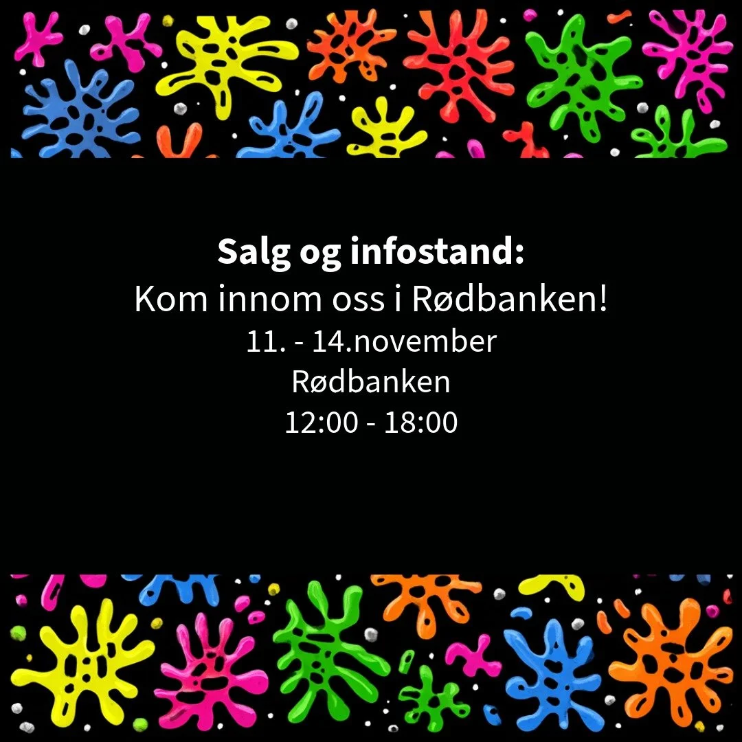 Salg og infostand!