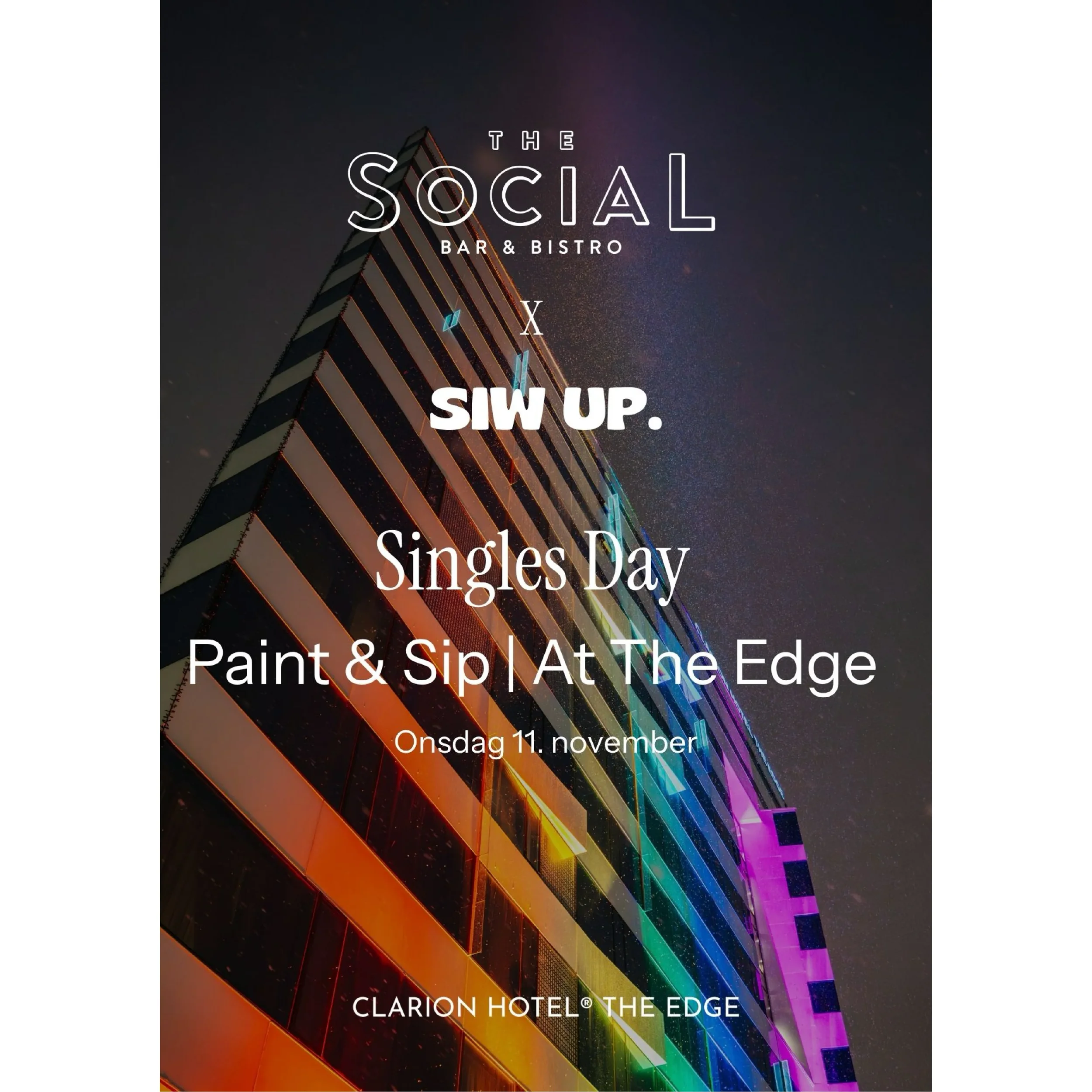 Paint & Sip: Pride & singles edition på The Edge