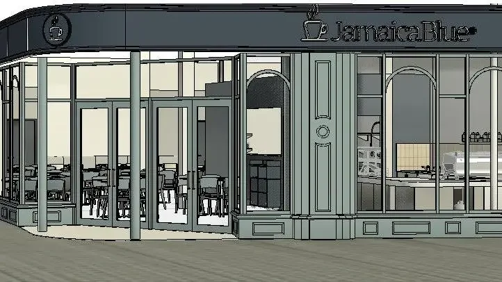 Coffee franchise is first to move into empty store (BBC)