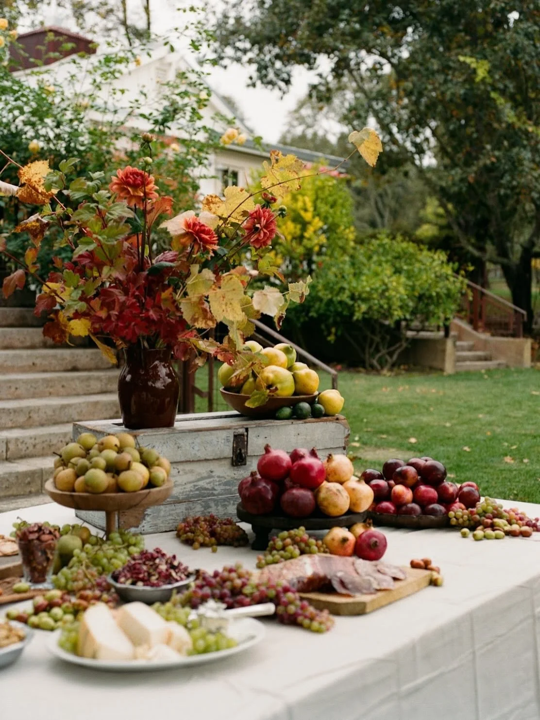 A love letter to chef @amelia.telc who harvested and delicately, deliciously served up our wildest dreams&hellip; onto a vintage silver platter 🍐🍂

&ldquo;And we shall wed in autumn&hellip;

Autumn, of gold and rain, is a wise season of good counse