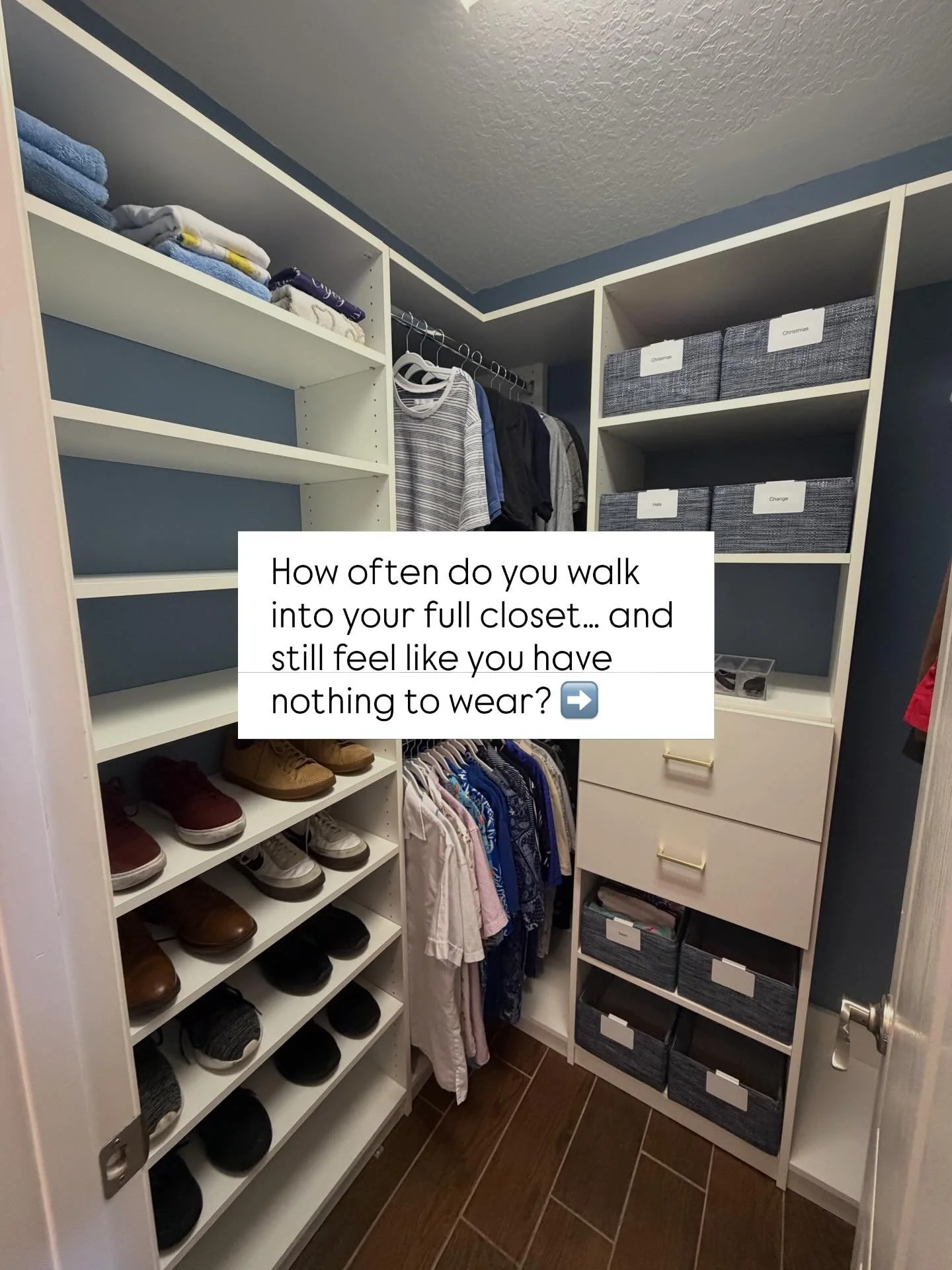 How many times have you walked into your closet and wondered to yourself &ldquo;how do I have a full closet but still feel like I  have nothing to wear?&rdquo; 

Most of the time it&rsquo;s not because you don&rsquo;t have enough clothes. 

It&rsquo;