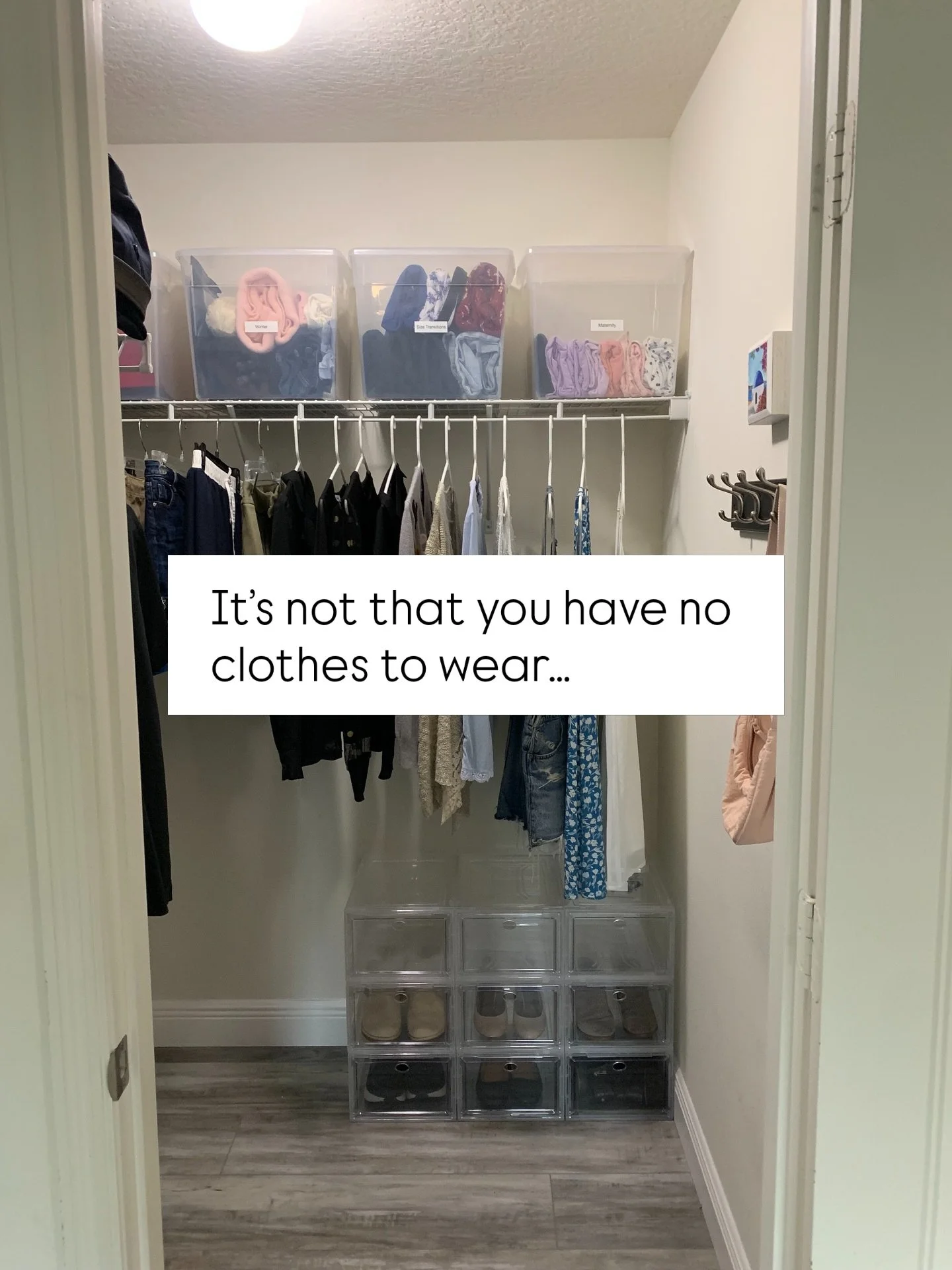 You&rsquo;re not indecisive, your closet just hasn&rsquo;t caught up with who you are now. 

You&rsquo;re getting dressed from a closet that no longer reflects you. 

Every morning, that disconnect shows up as frustration. 

Grab our guide to falling