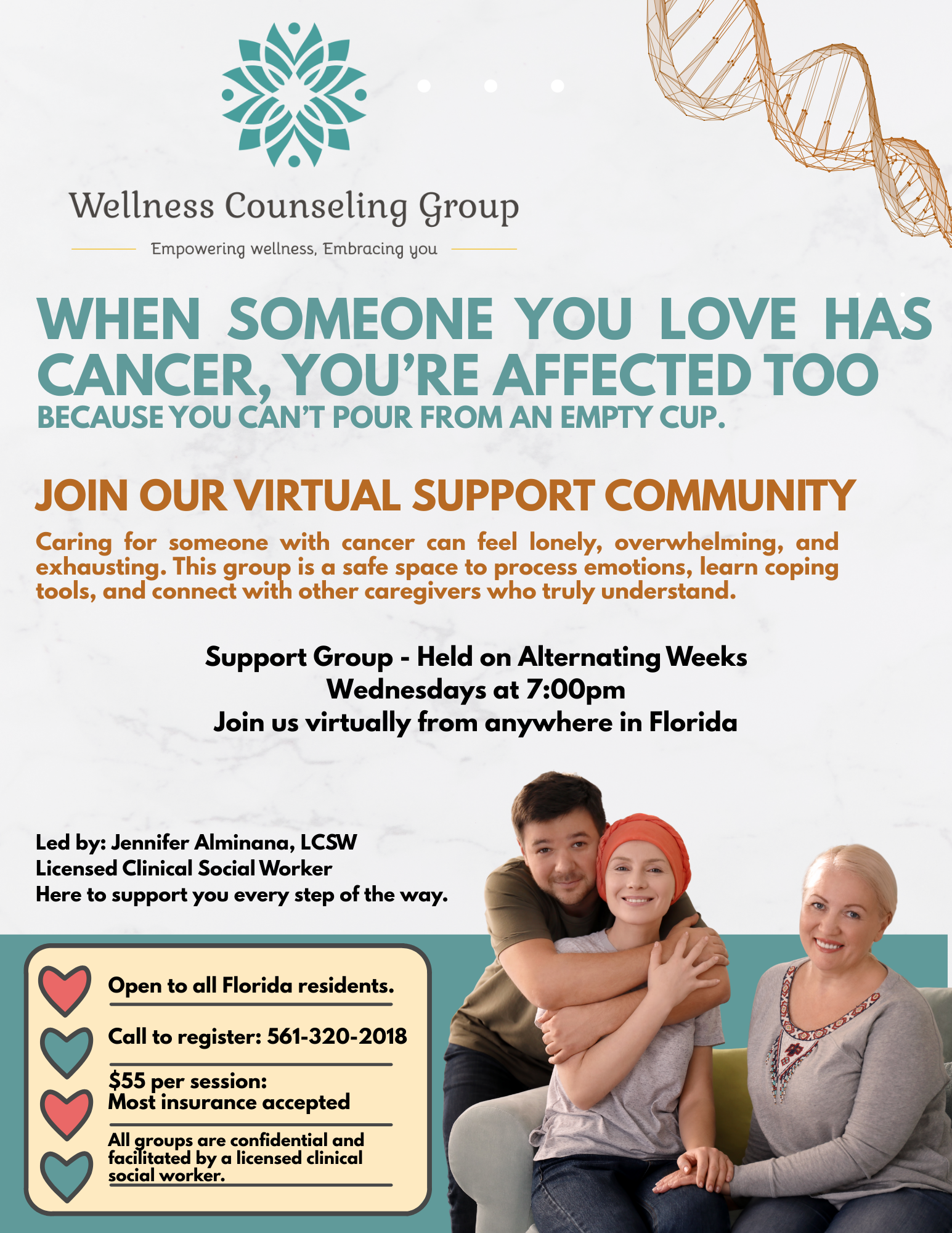 Hope & Healing: Virtual Cancer Caregiver Support Circle
