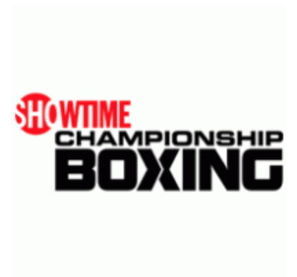 Showtime Championship Boxing logo with red, black, and white text.