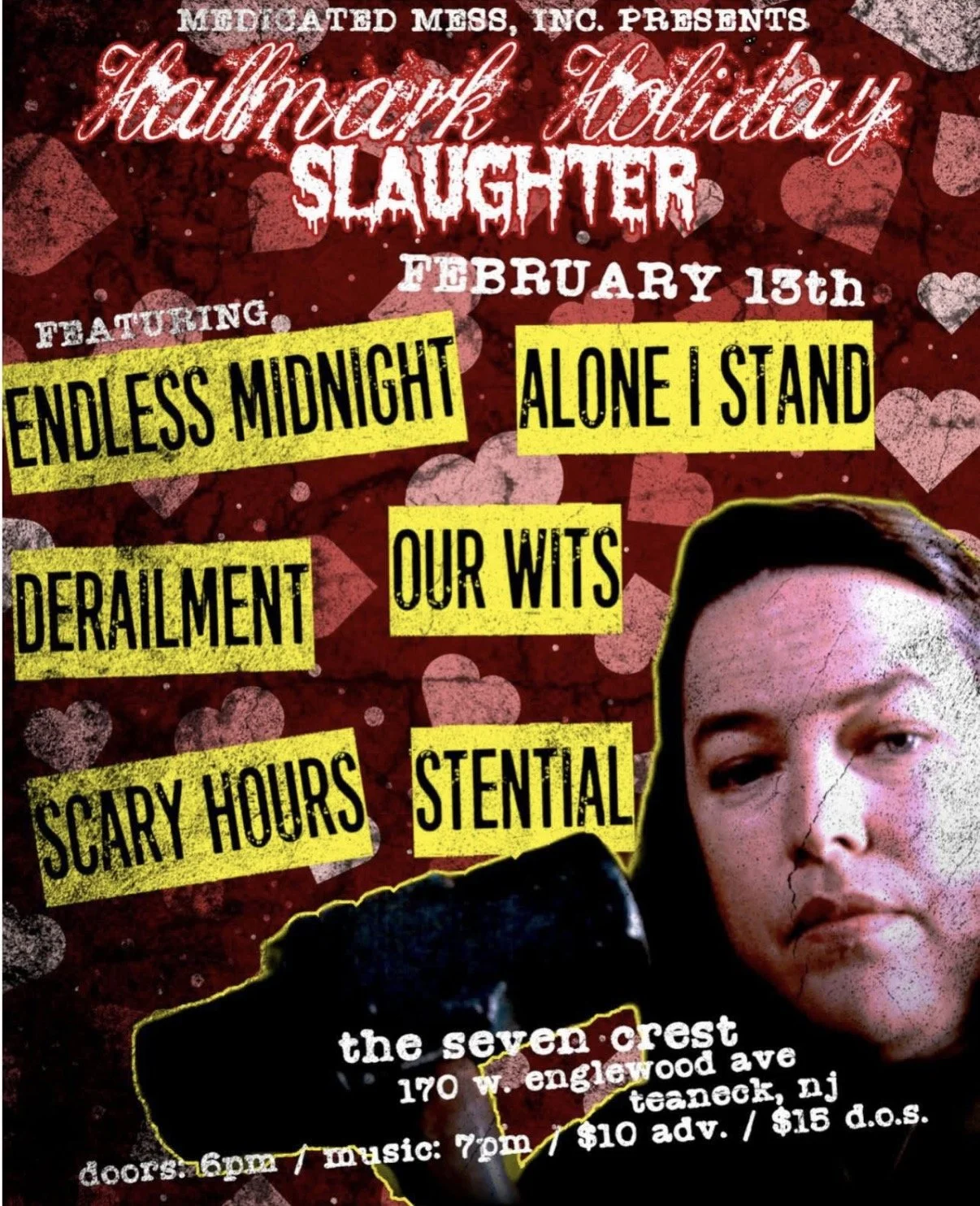 Endless Midnight, Alone I Stand, Derailment, Our Wits, Scary Hours, Stential-NJ