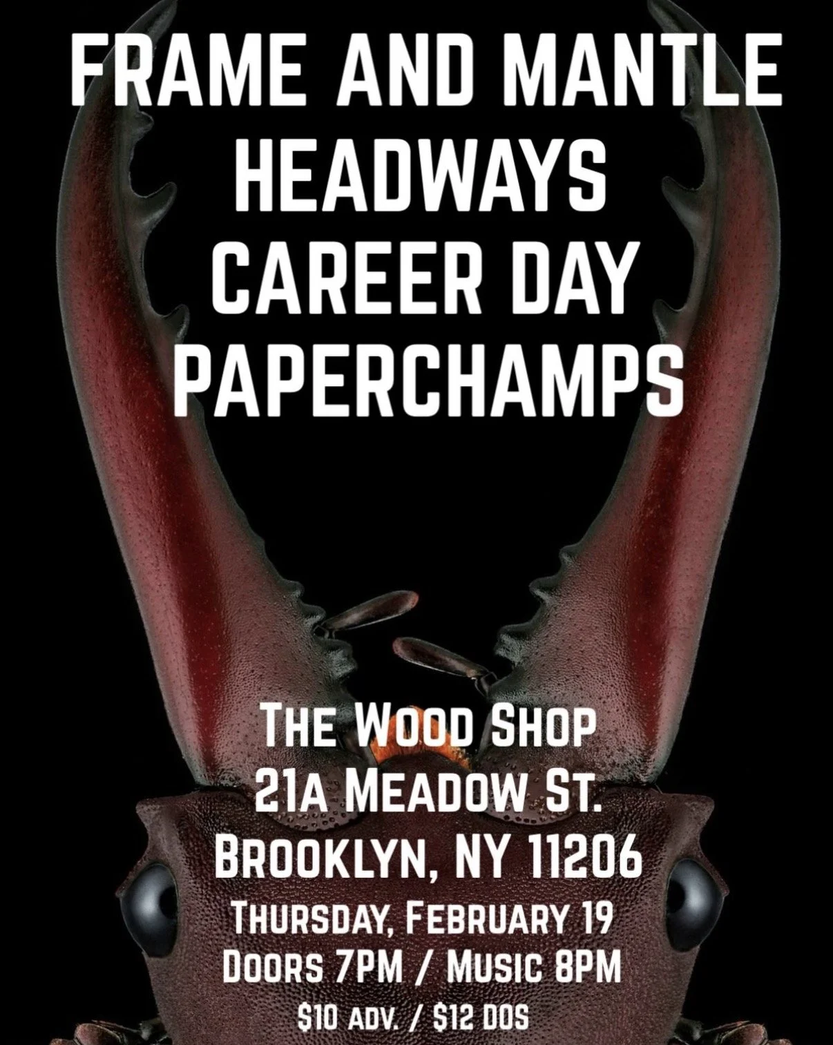 Frame and Mantle, Headways, Career Day, Paperchamps-NY